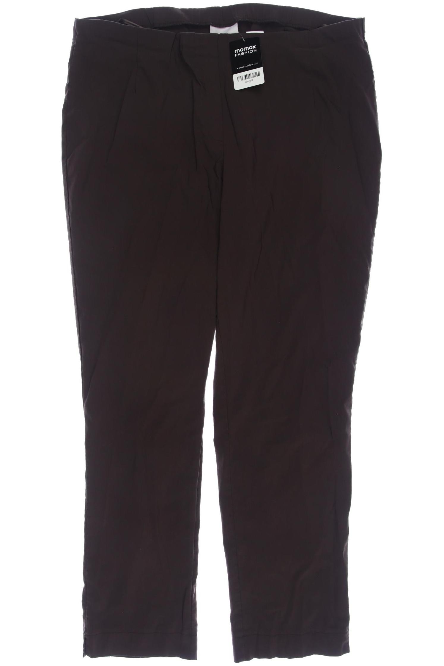 

sheego Damen Stoffhose, braun, Gr. 104