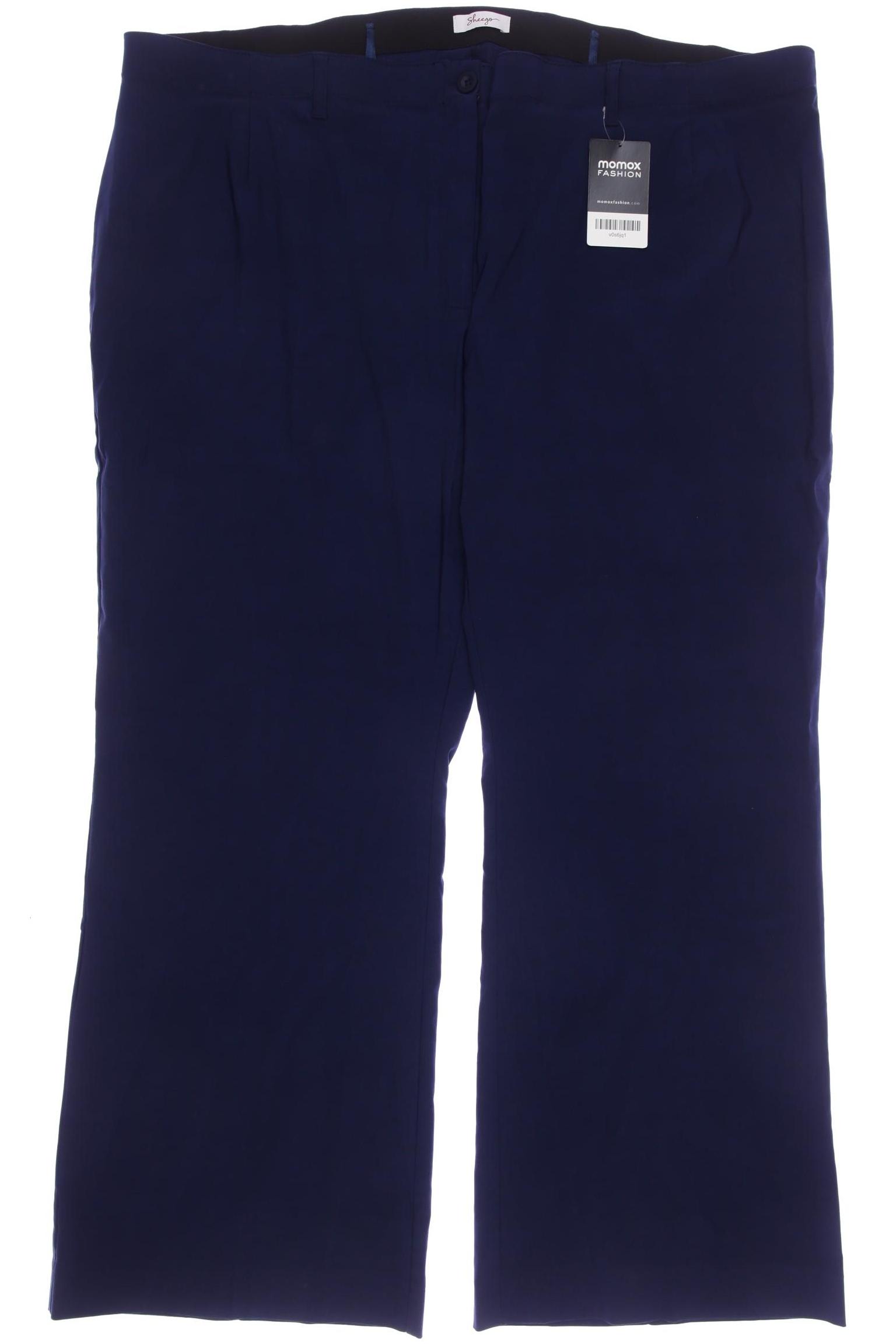 

sheego Damen Stoffhose, marineblau, Gr. 56