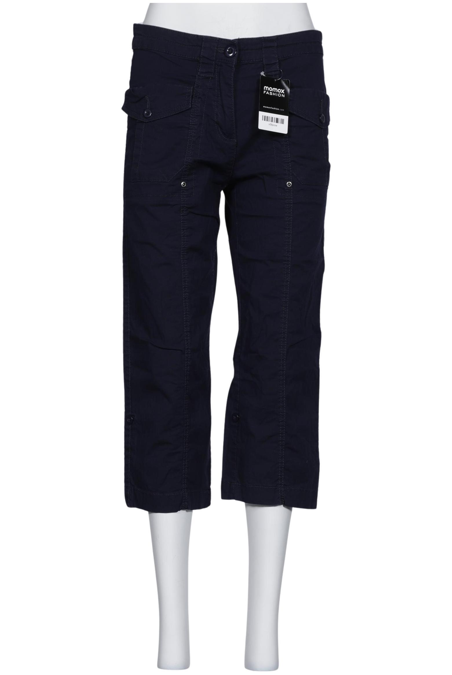

sheego Damen Stoffhose, marineblau, Gr. 40