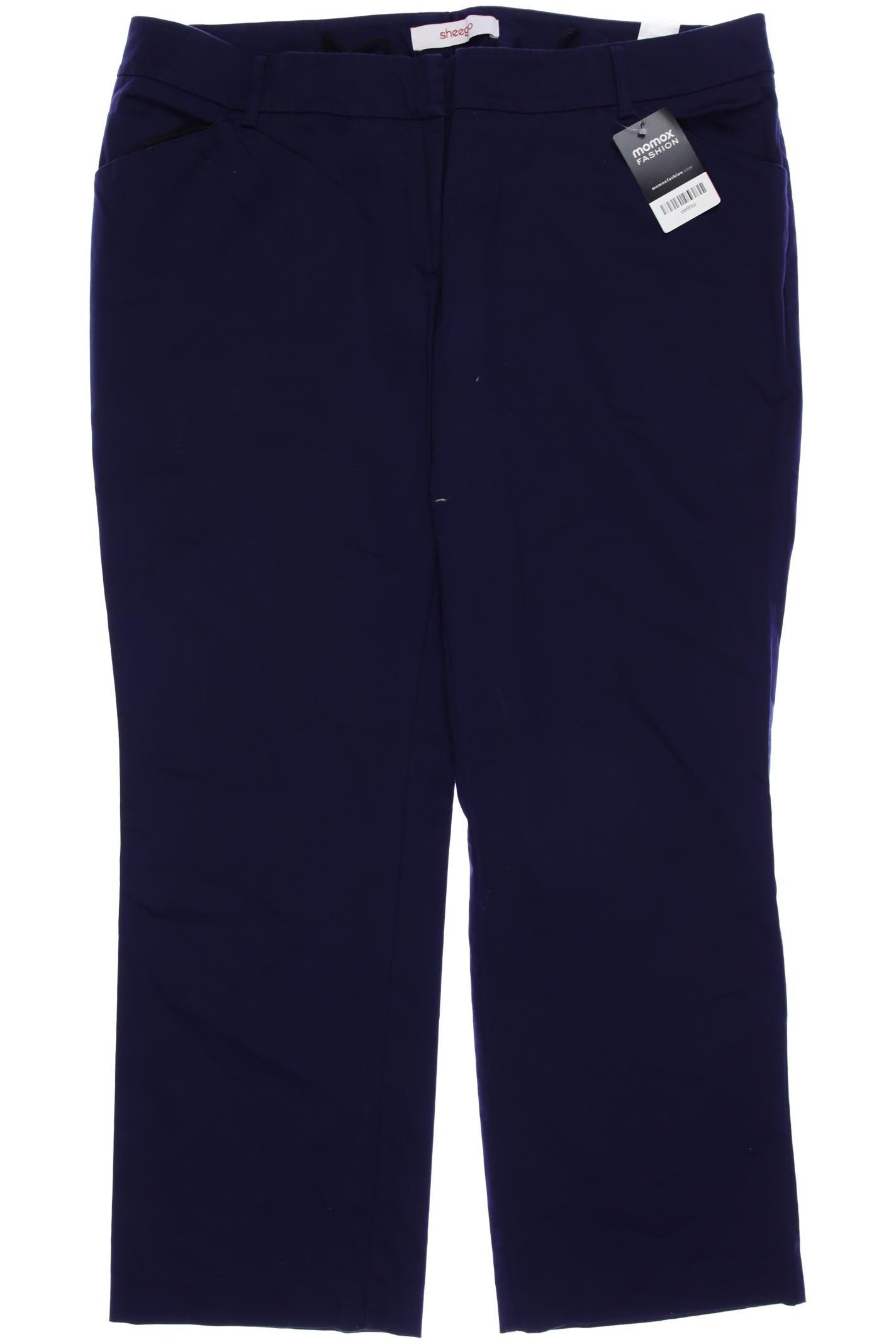 

sheego Damen Stoffhose, marineblau, Gr. 24