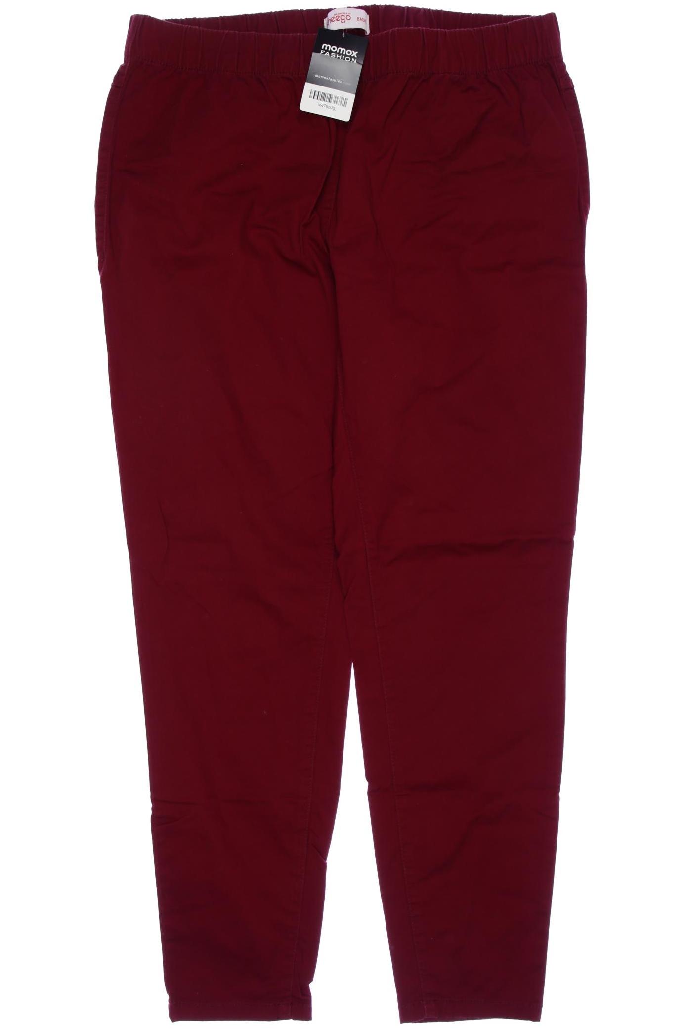 

sheego Damen Stoffhose, bordeaux, Gr. 48