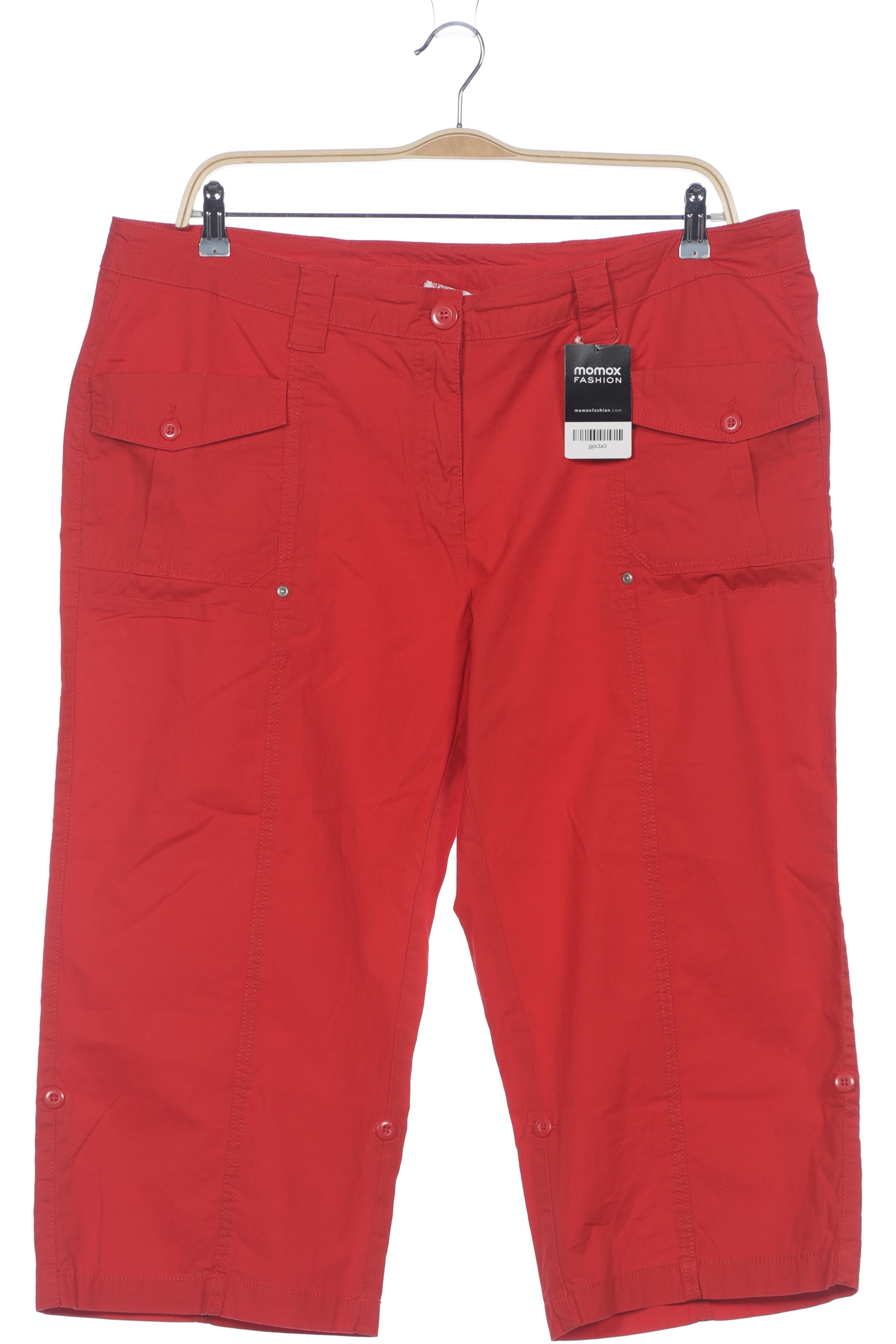 

sheego Damen Stoffhose, rot, Gr. 50