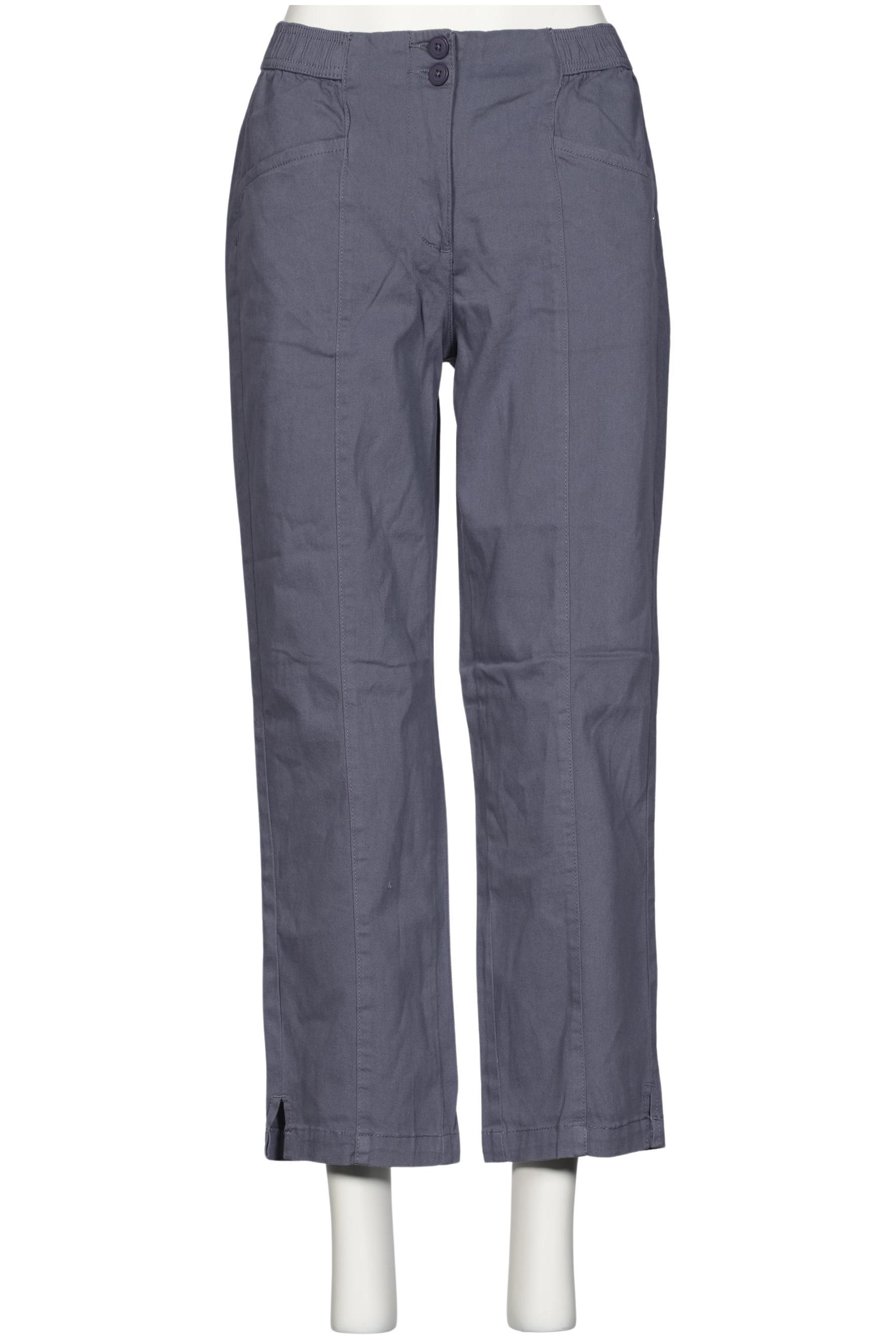 

sheego Damen Stoffhose, grau, Gr. 40