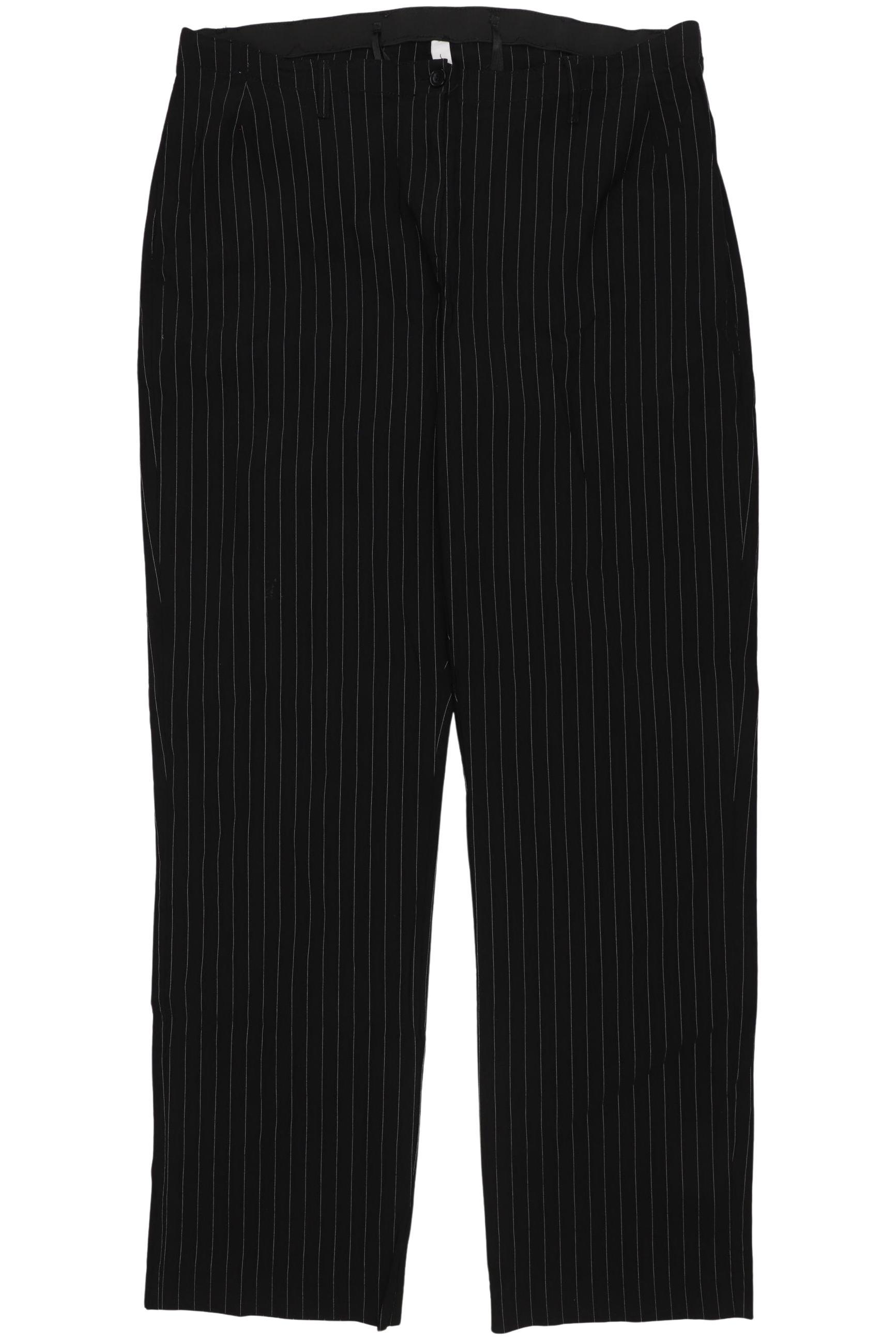 

sheego Damen Stoffhose, schwarz, Gr. 48