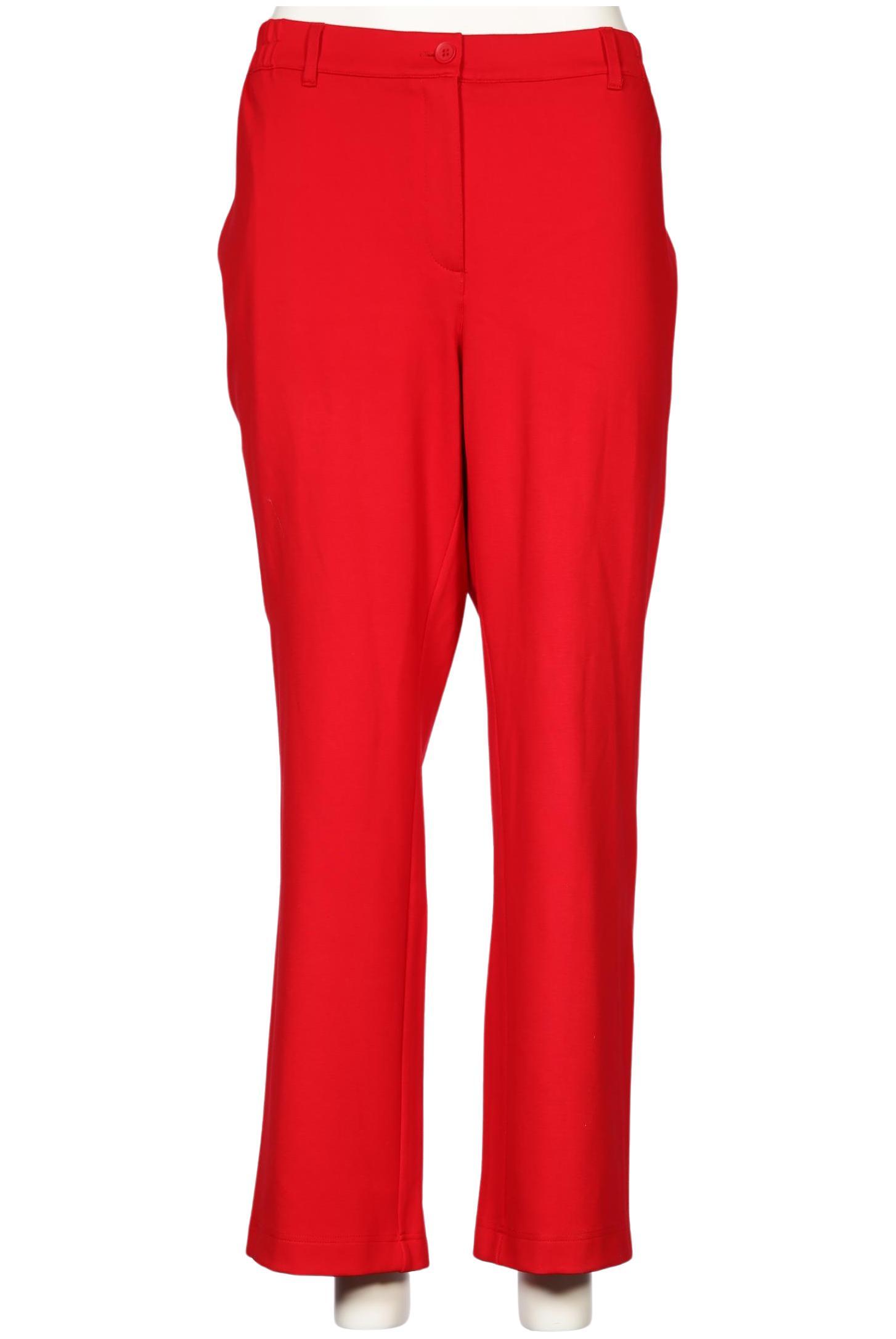 

sheego Damen Stoffhose, rot, Gr. 48