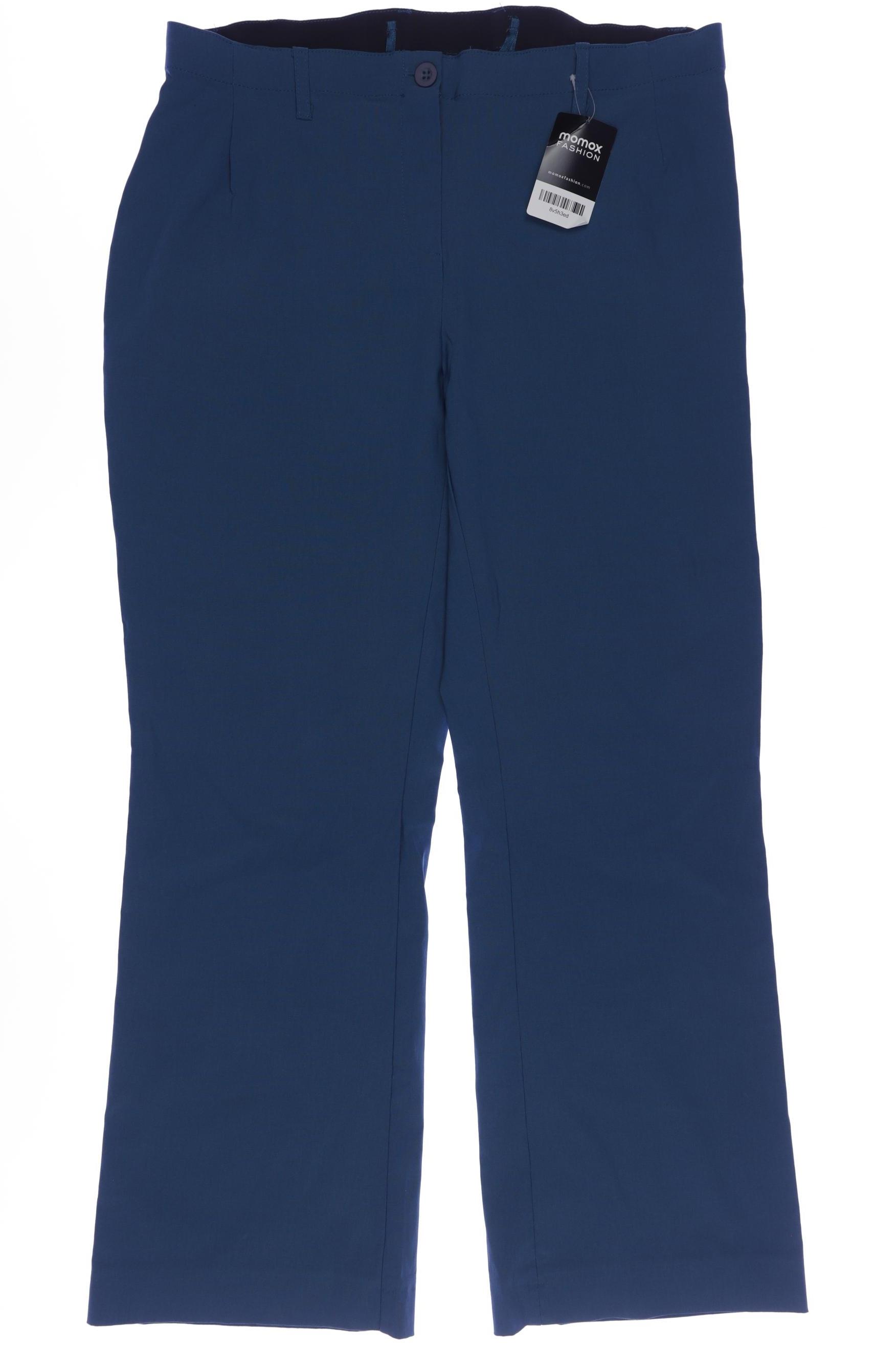 

sheego Damen Stoffhose, blau, Gr. 24