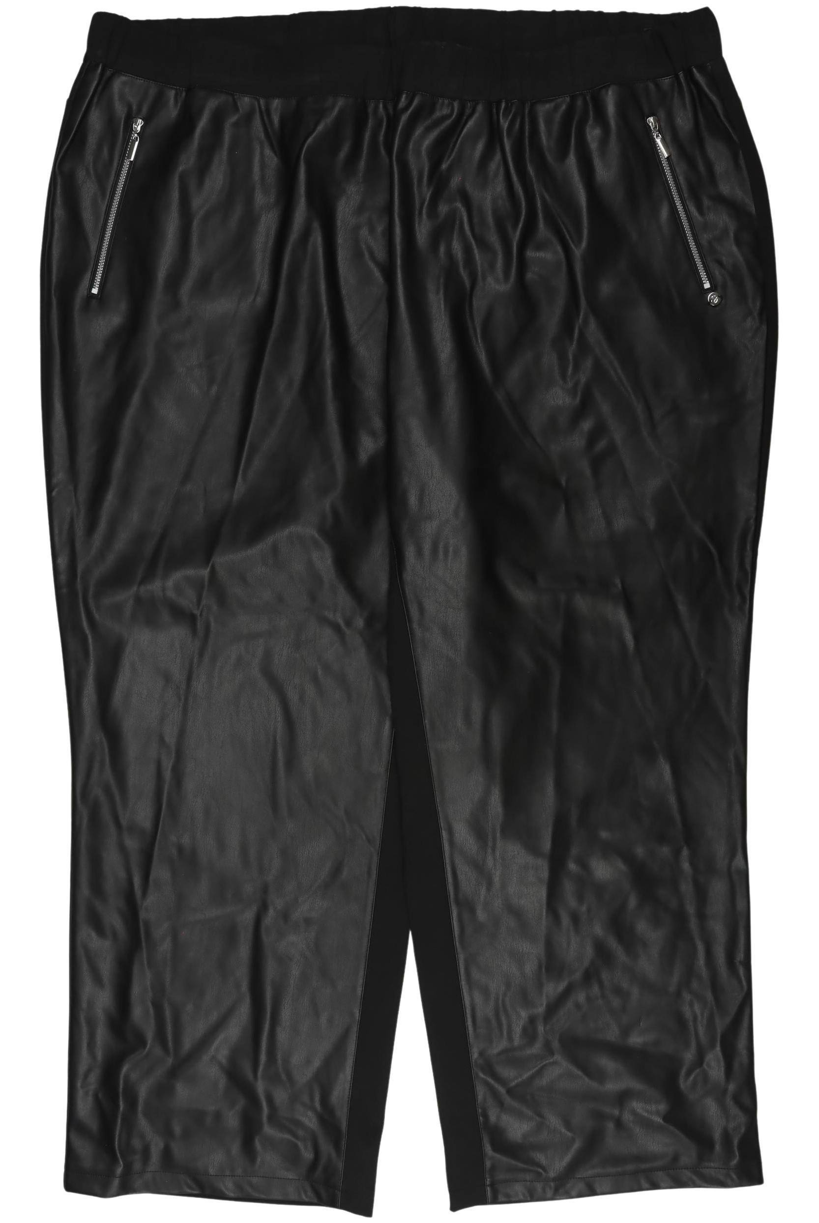

sheego Damen Stoffhose, schwarz, Gr. 58