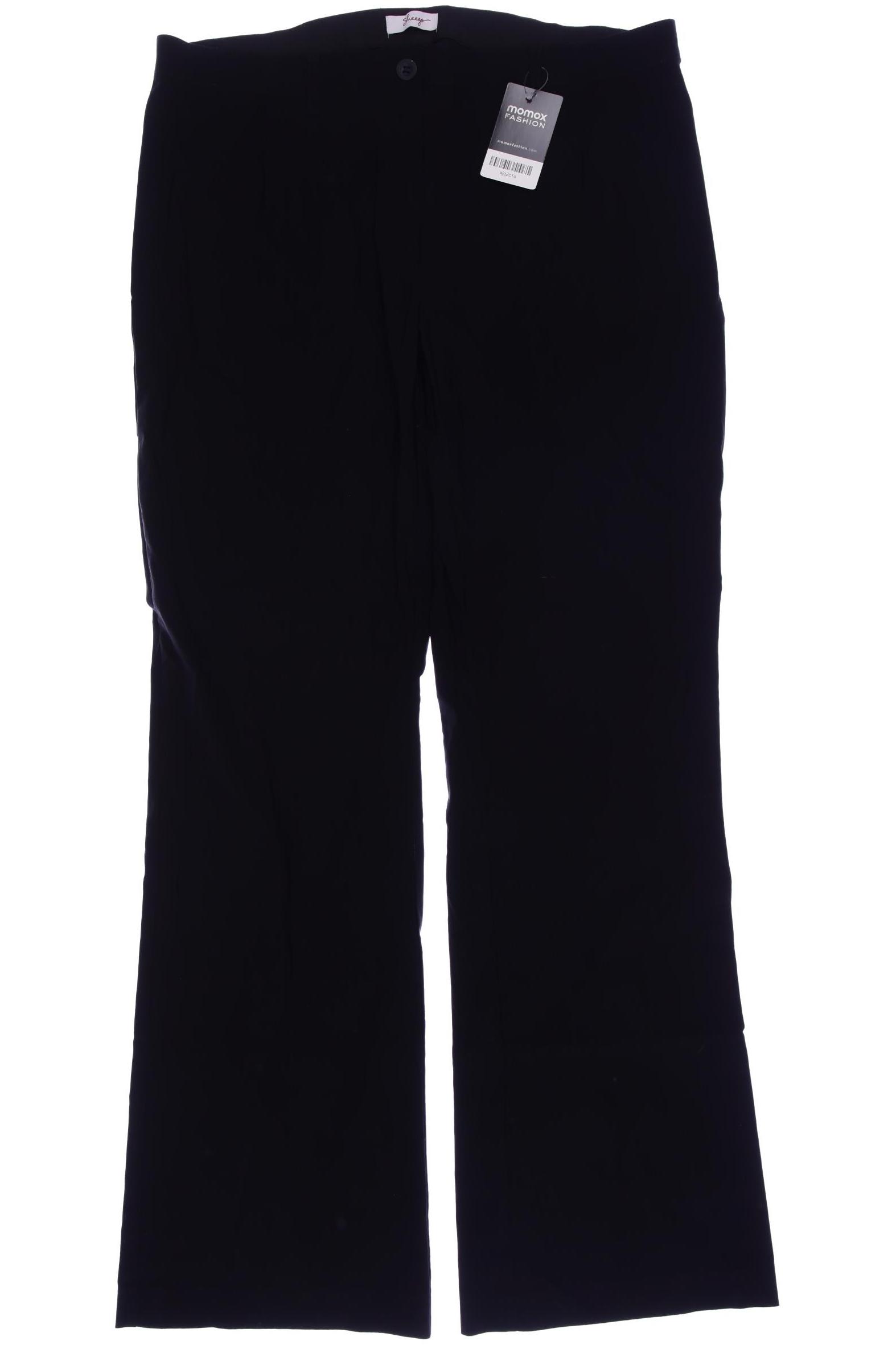 

sheego Damen Stoffhose, schwarz