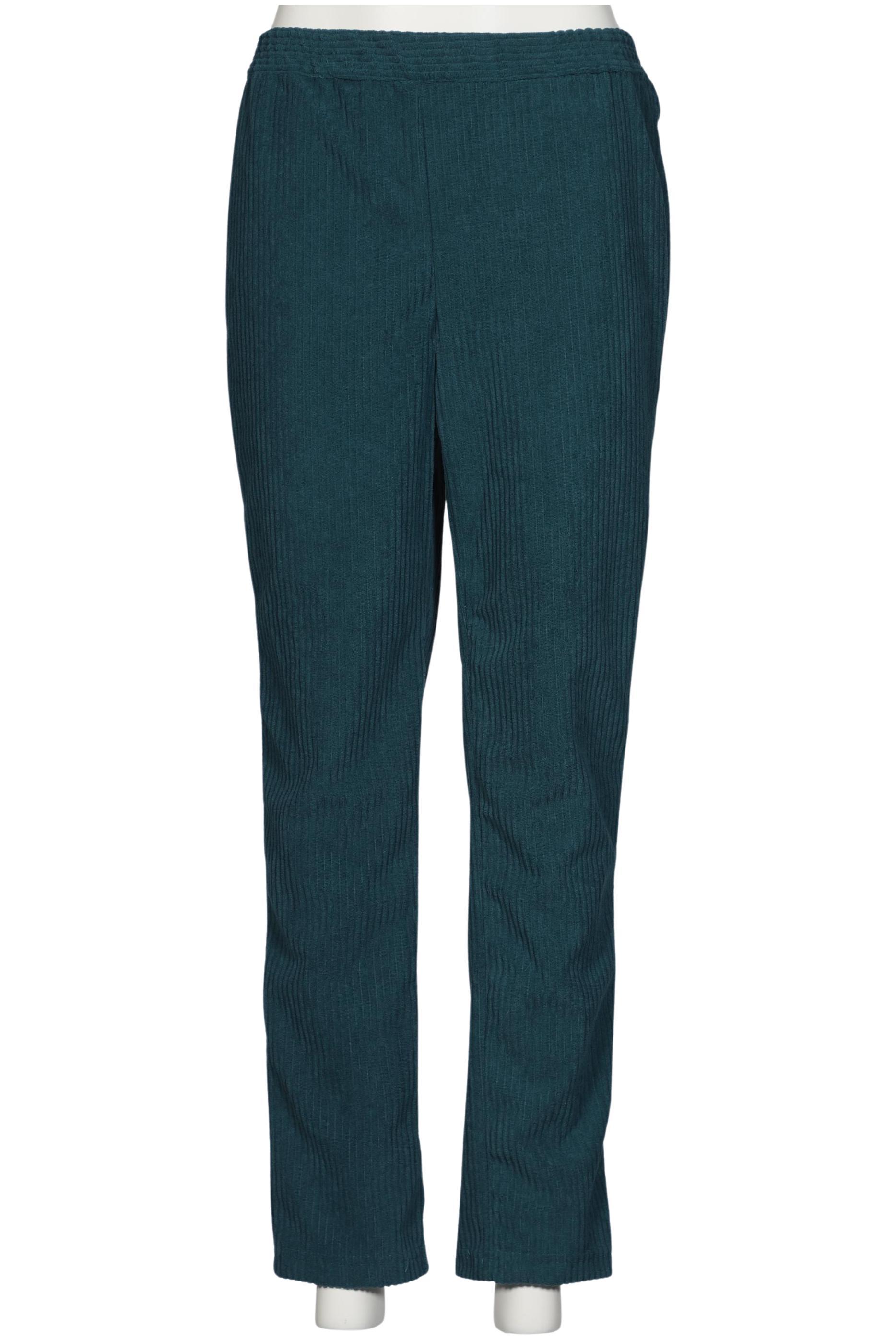 

sheego Damen Stoffhose, türkis, Gr. 40