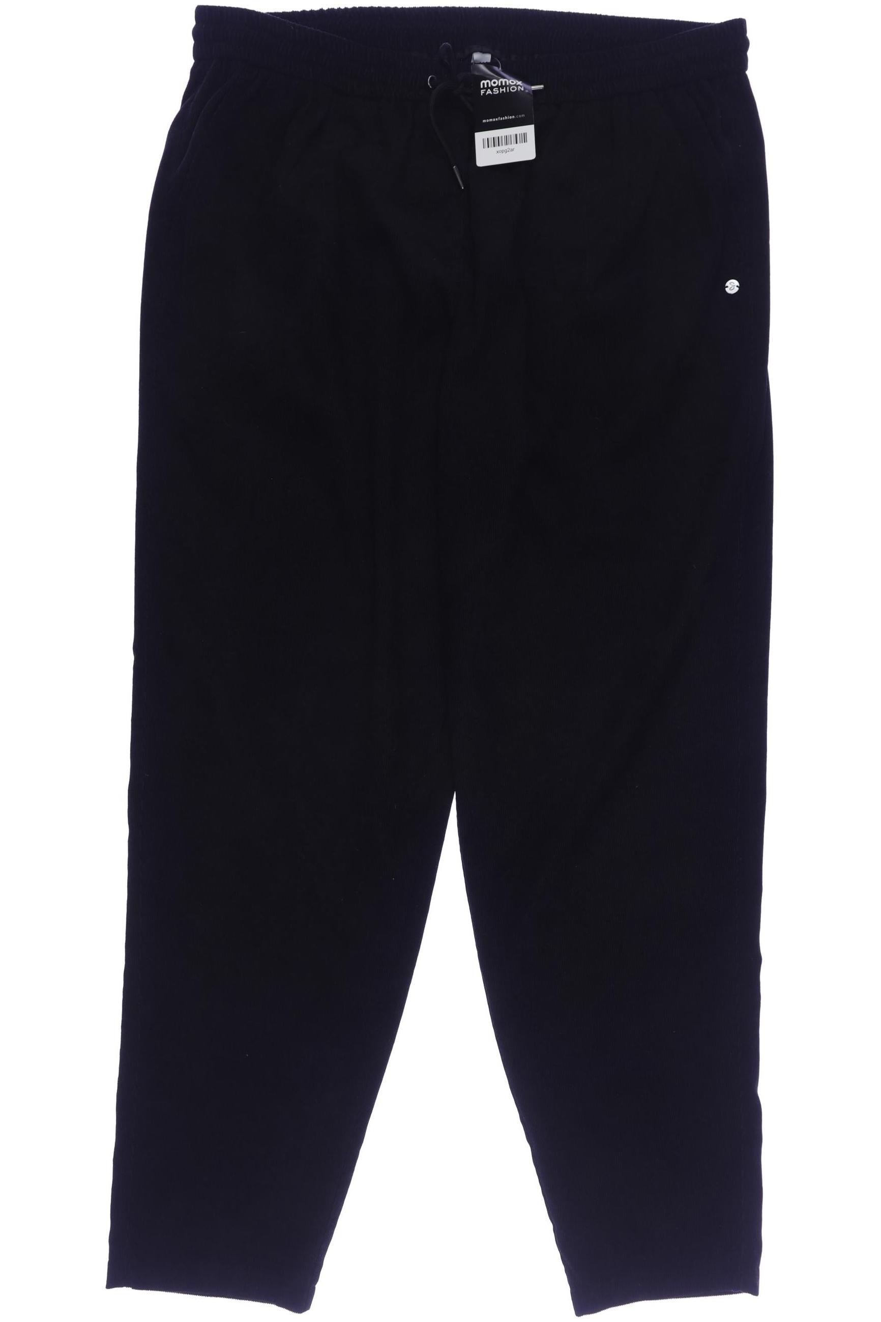 

sheego Damen Stoffhose, schwarz, Gr. 48