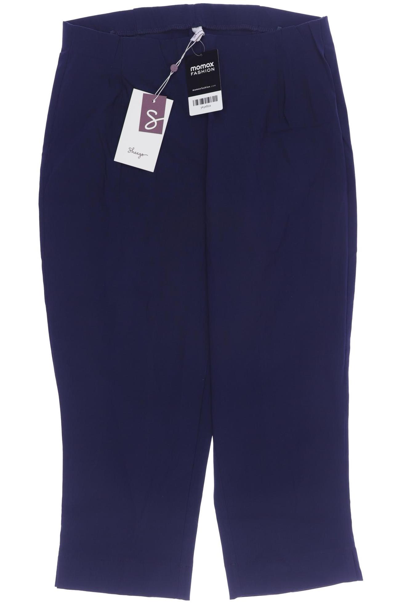 

sheego Damen Stoffhose, marineblau, Gr. 44