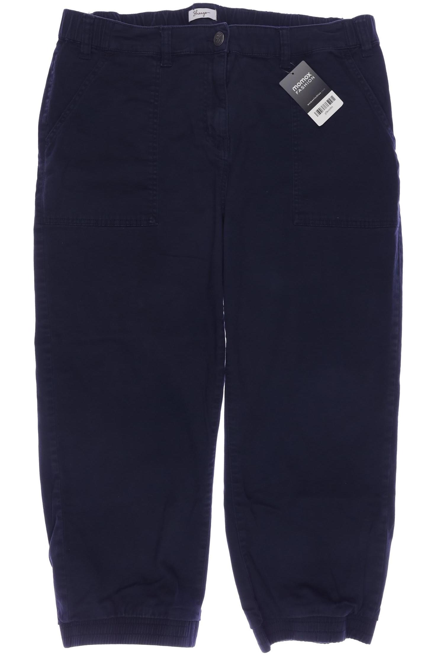 

sheego Damen Stoffhose, marineblau, Gr. 50