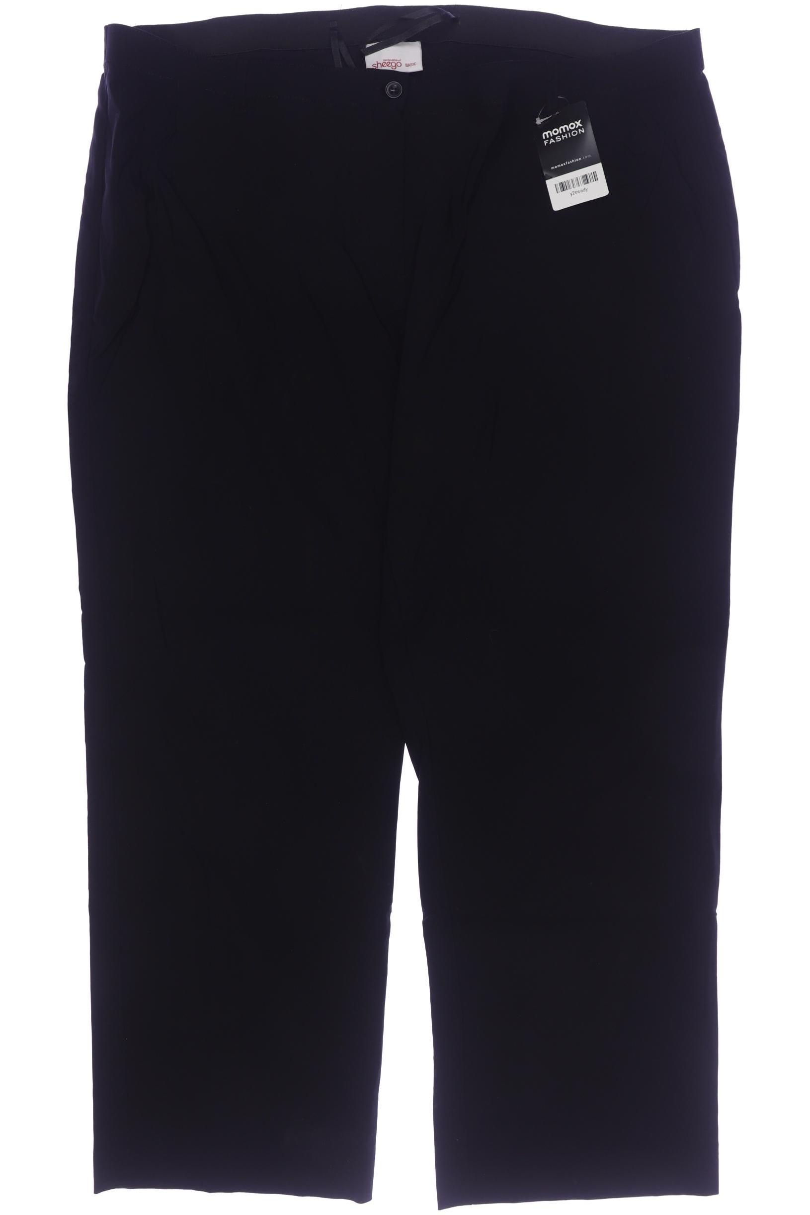

sheego Damen Stoffhose, schwarz, Gr. 27