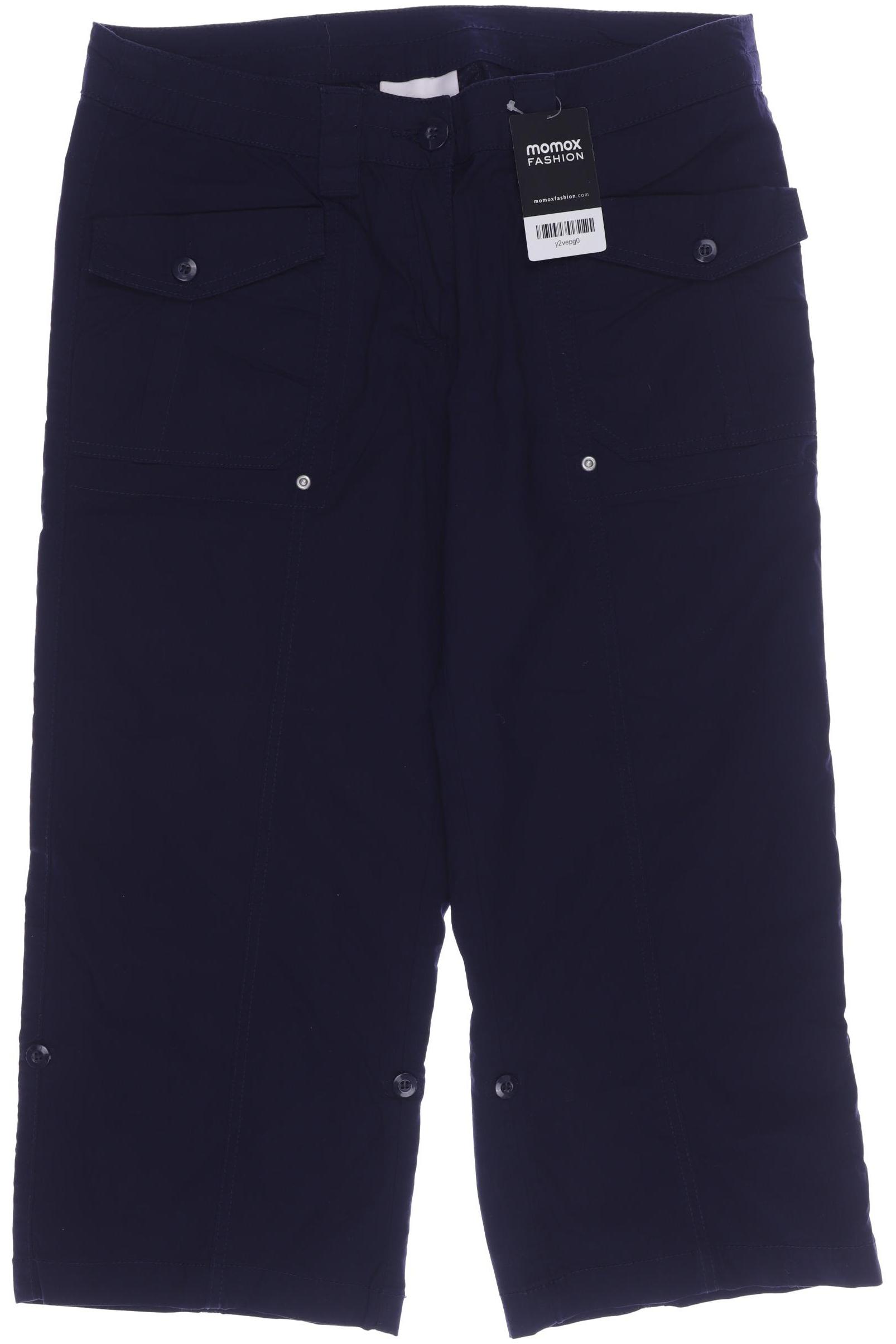 

sheego Damen Stoffhose, marineblau