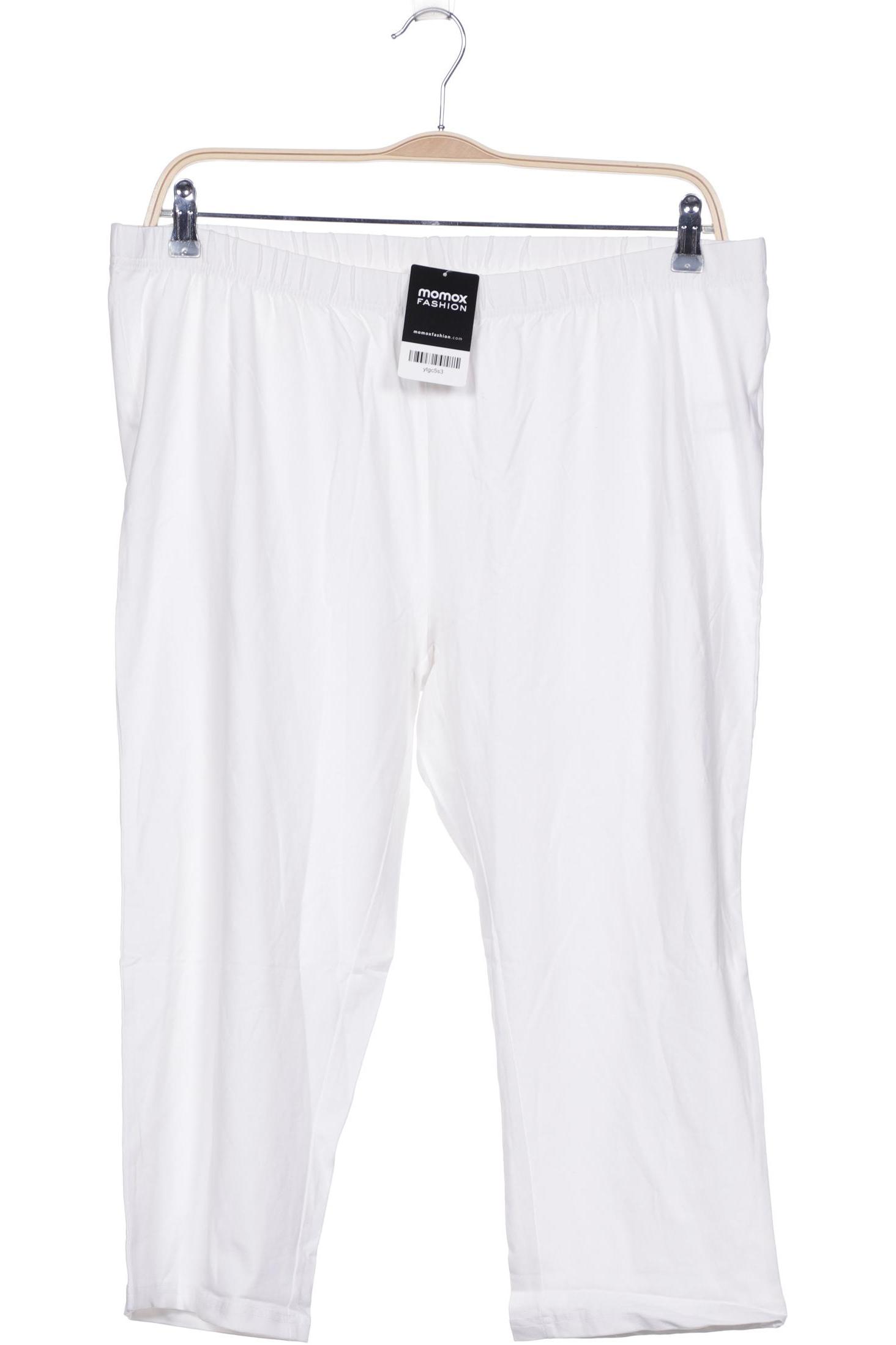 

sheego Damen Stoffhose, weiß