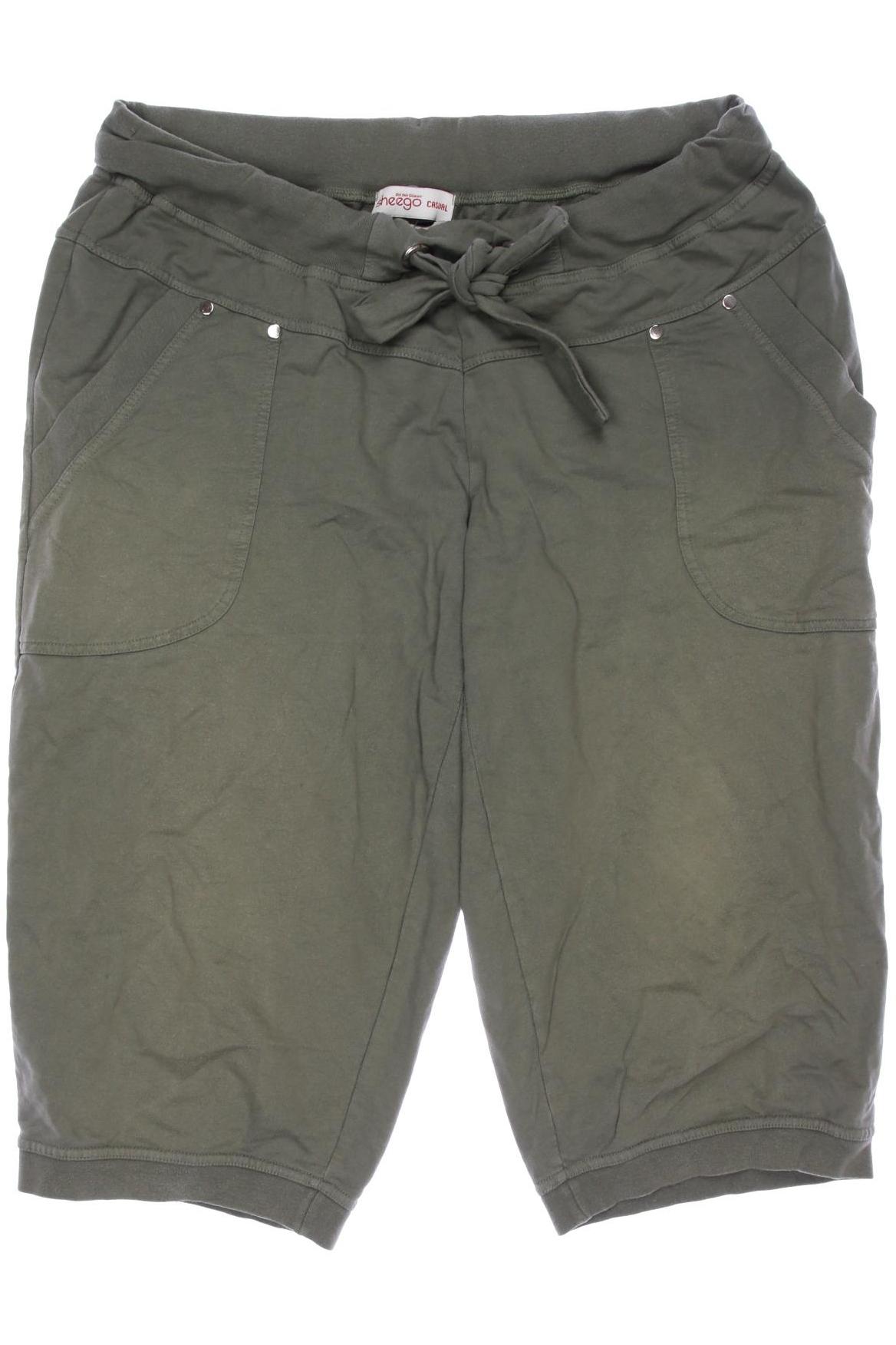

sheego Damen Stoffhose, grün, Gr. 44
