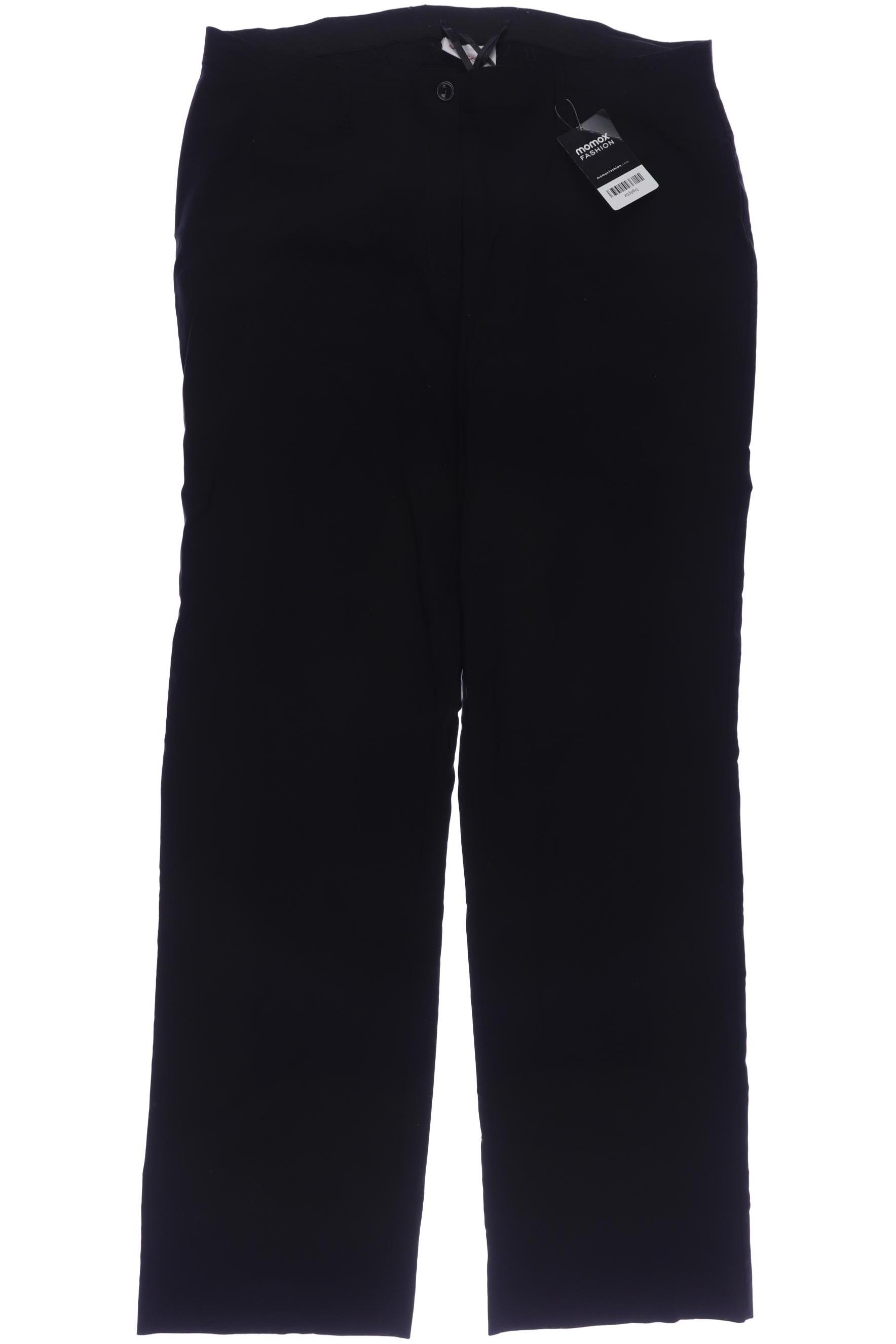 

sheego Damen Stoffhose, schwarz, Gr. 48