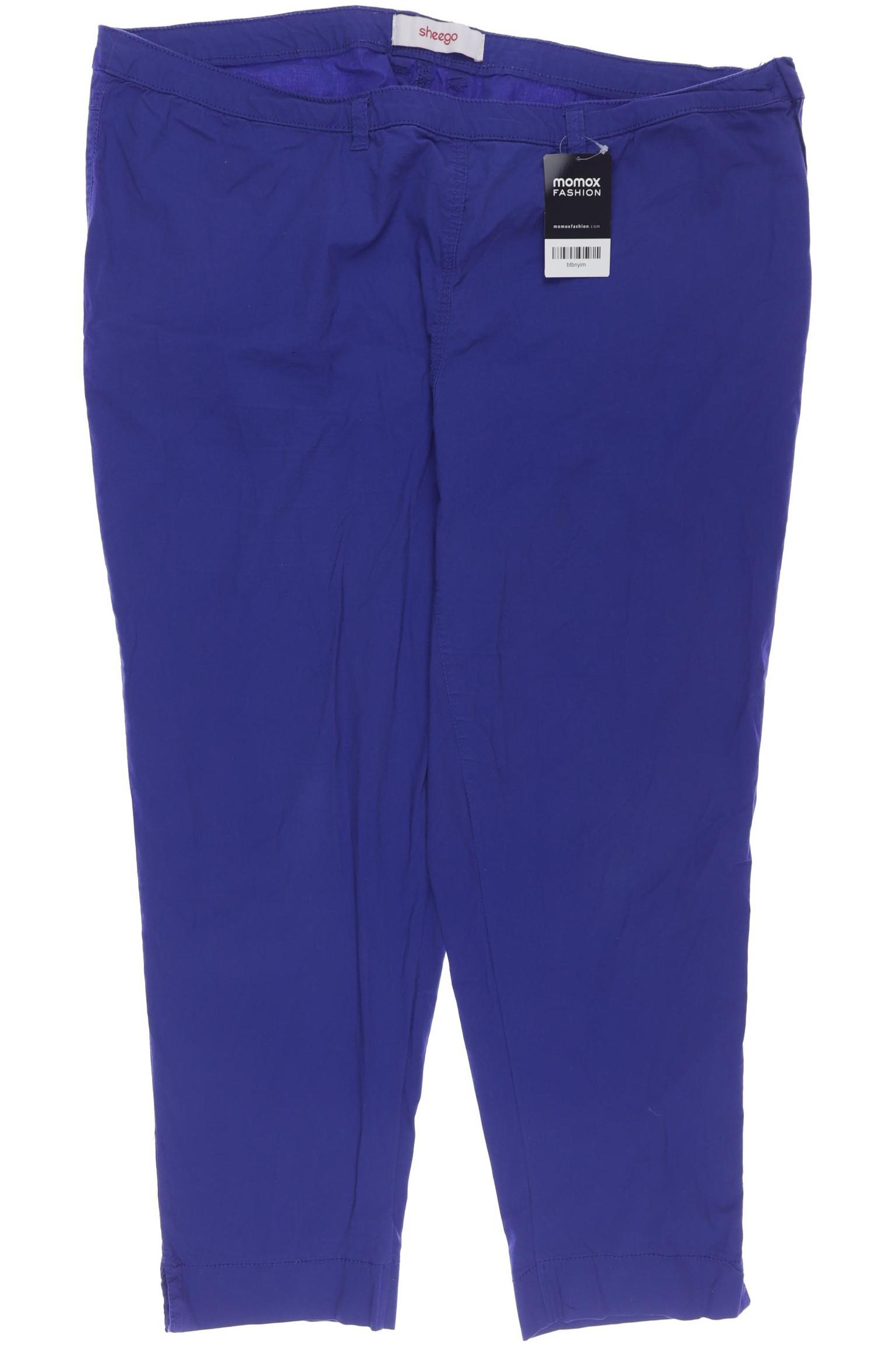 

sheego Damen Stoffhose, blau, Gr. 50