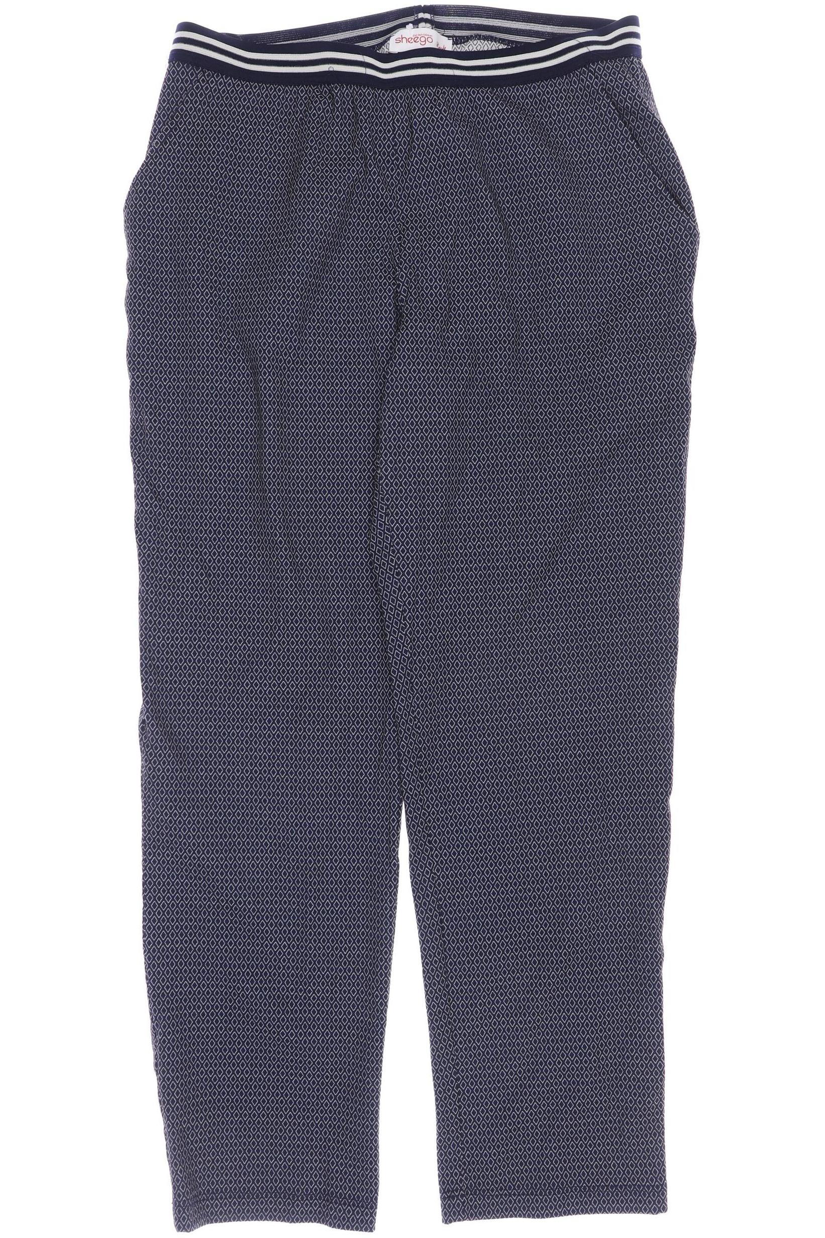 

sheego Damen Stoffhose, marineblau, Gr. 32