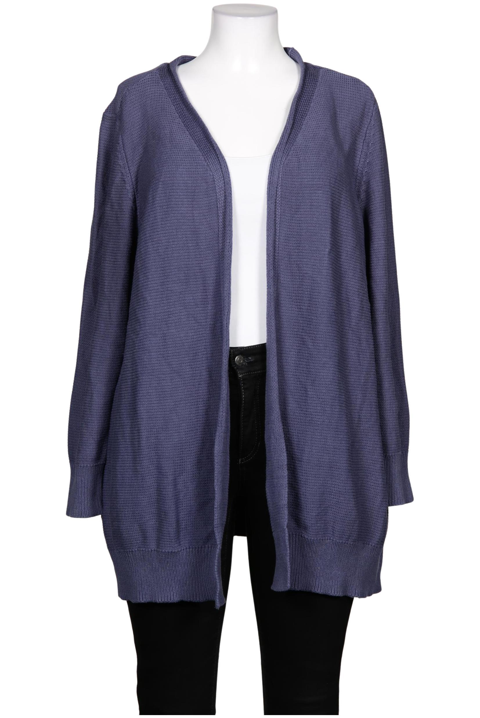 

sheego Damen Strickjacke, blau, Gr. 48