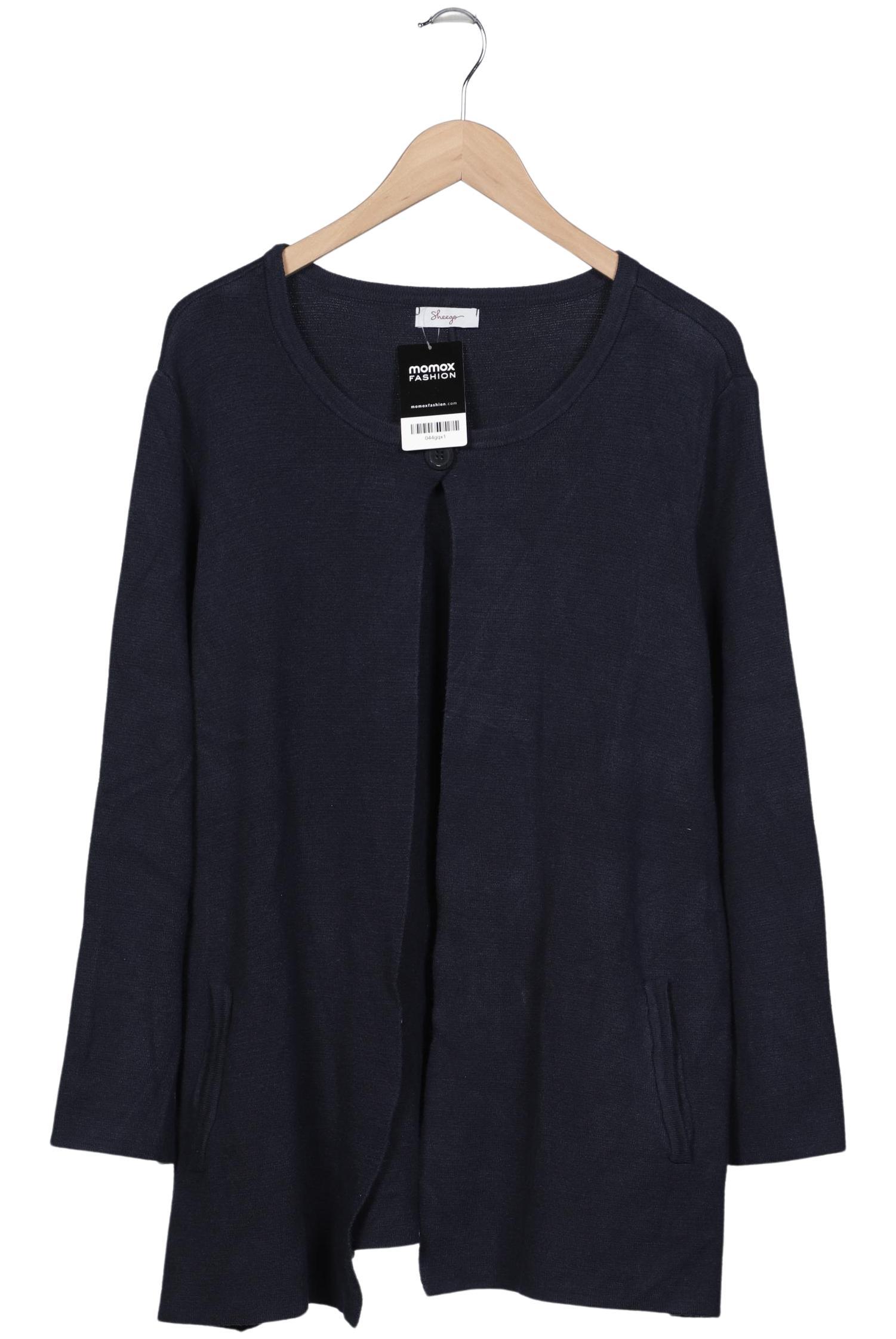 

sheego Damen Strickjacke, marineblau, Gr. 48