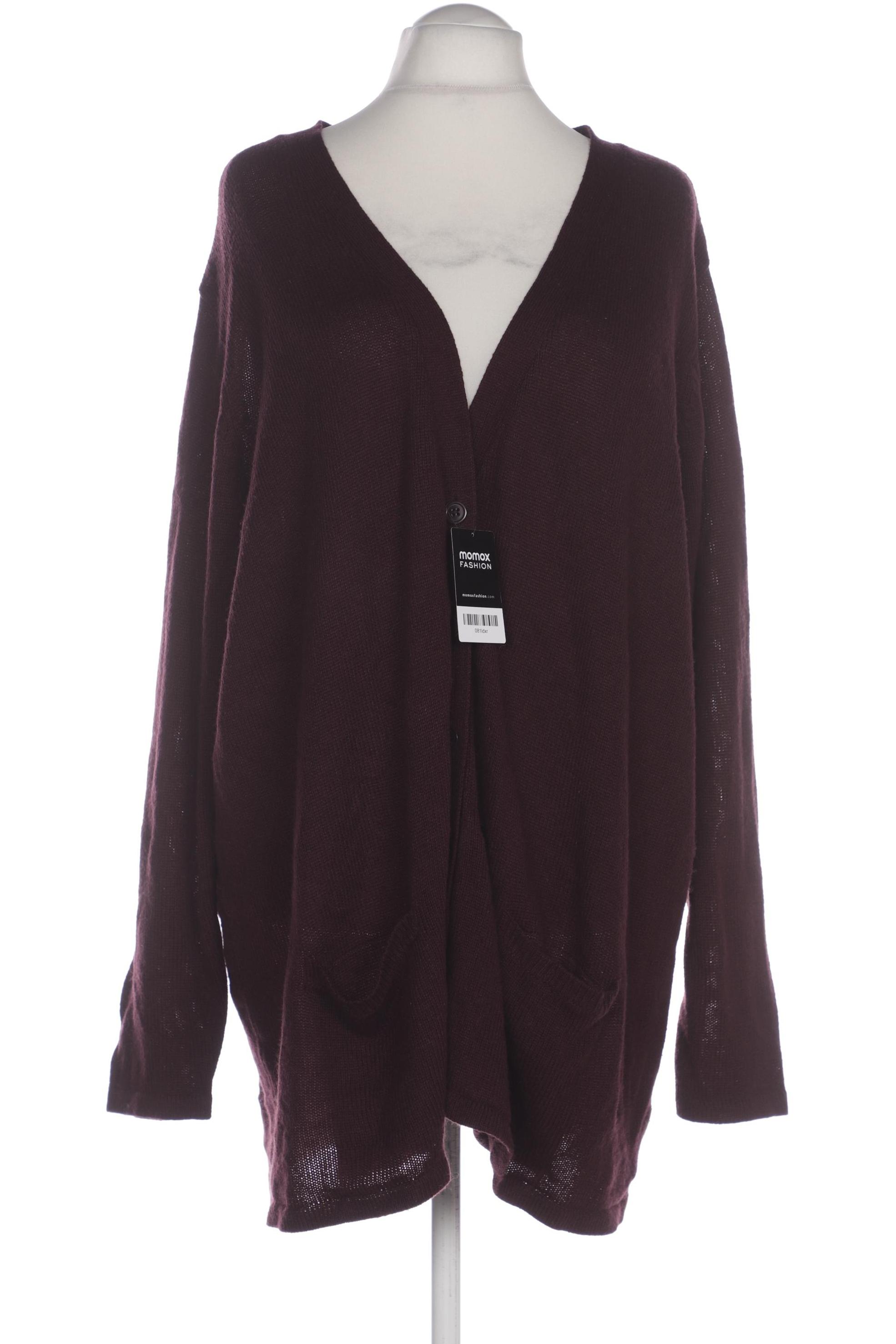 

sheego Damen Strickjacke, bordeaux, Gr. 56