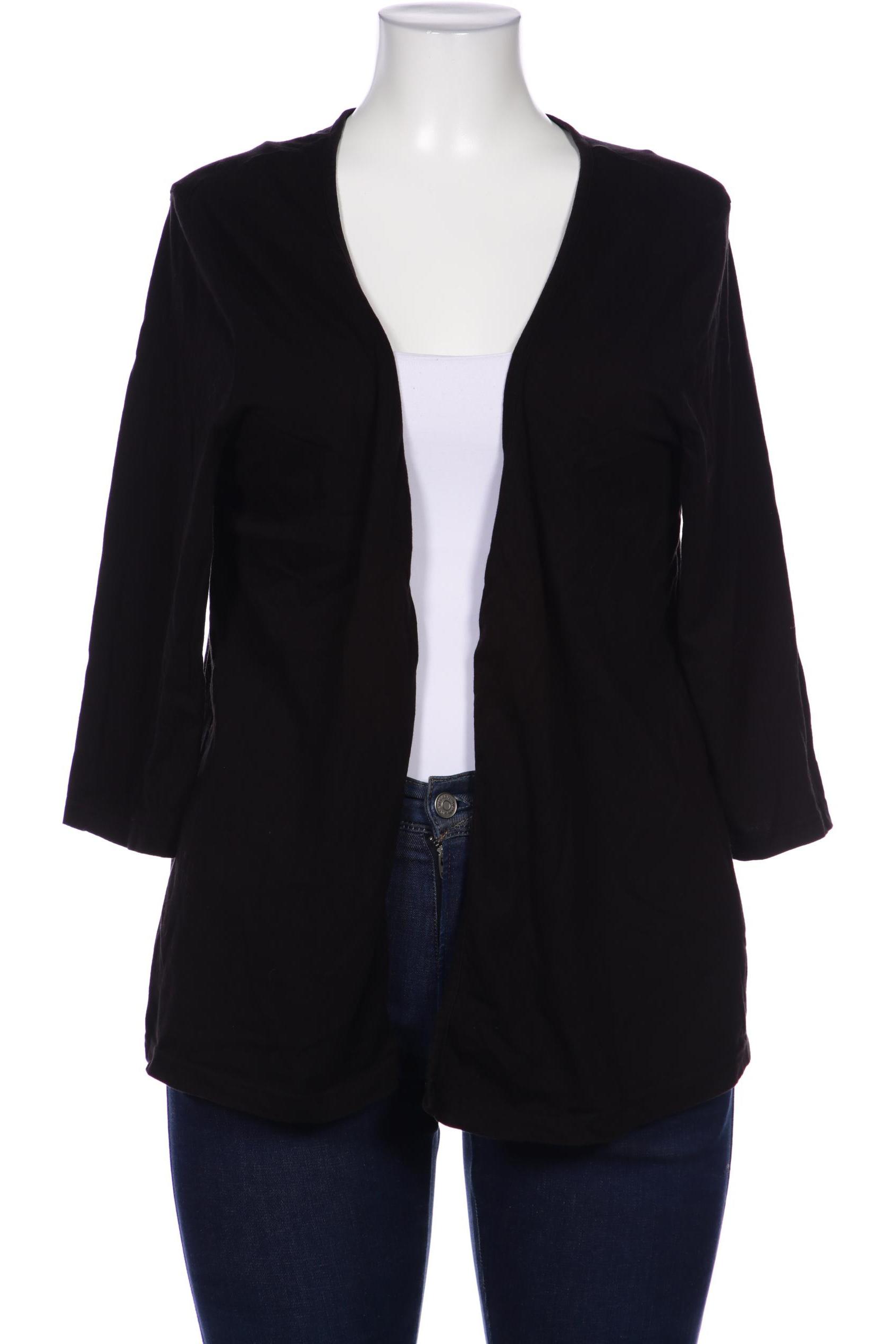

sheego Damen Strickjacke, schwarz
