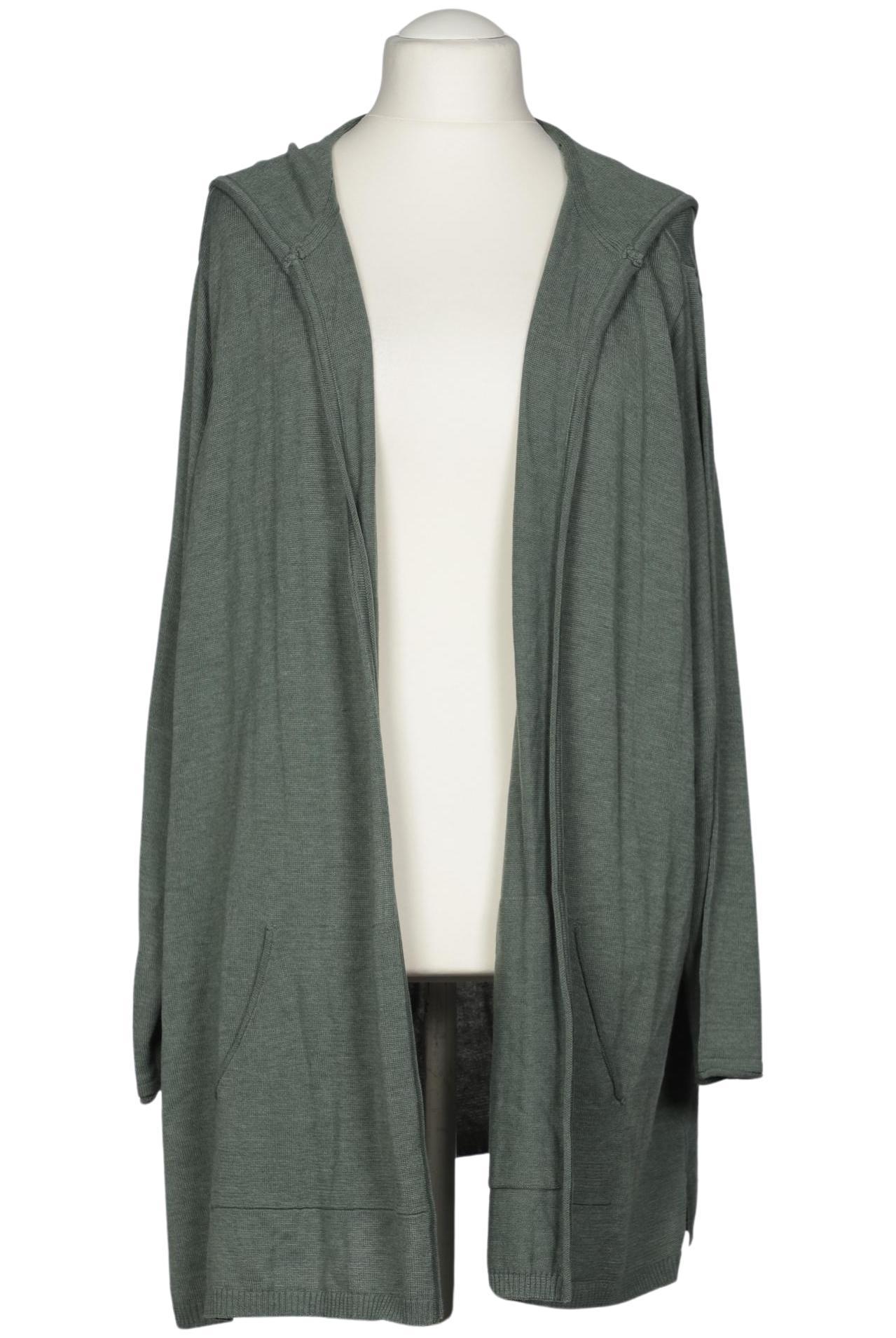 

sheego Damen Strickjacke, grün, Gr. 56