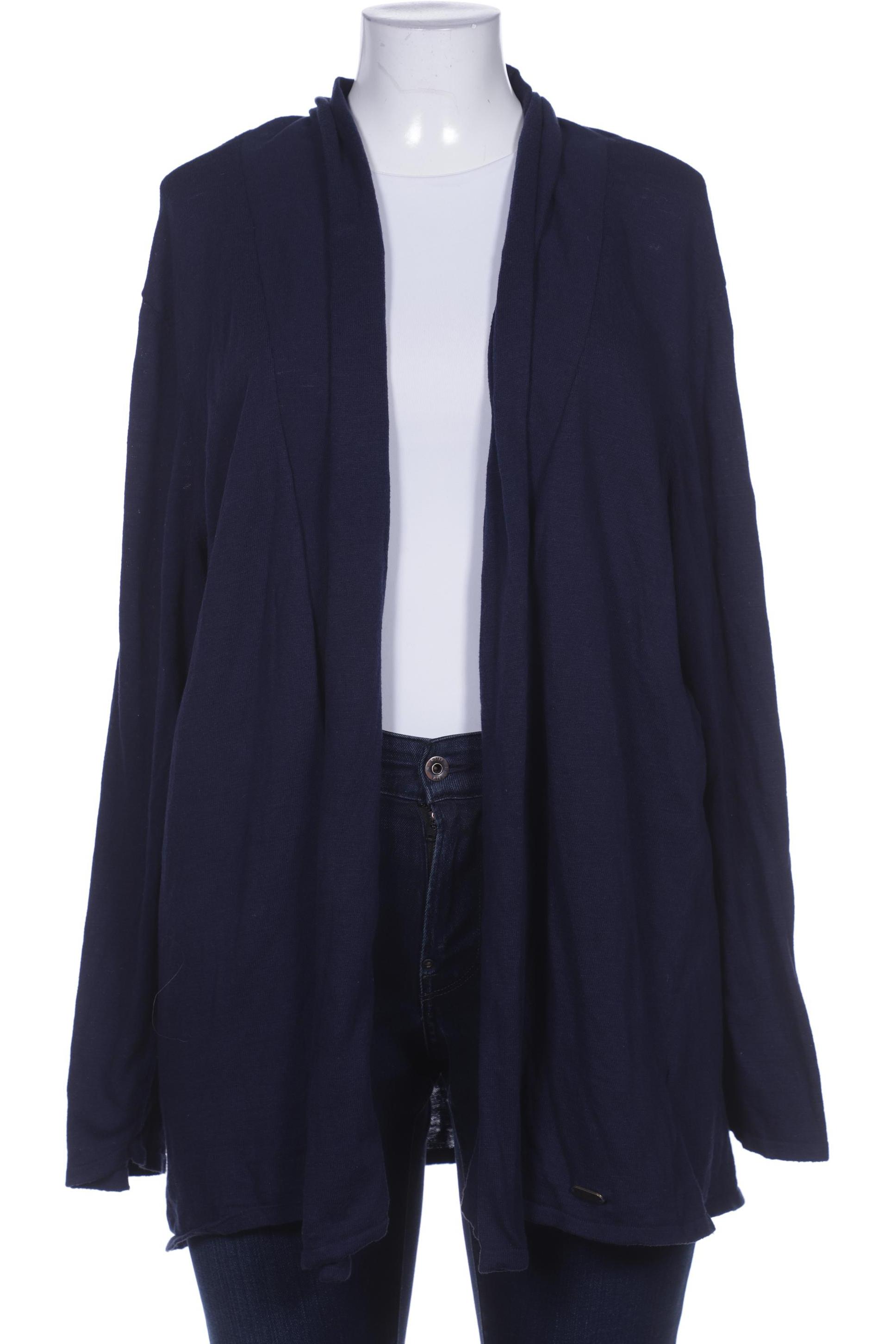 

sheego Damen Strickjacke, marineblau, Gr. 52