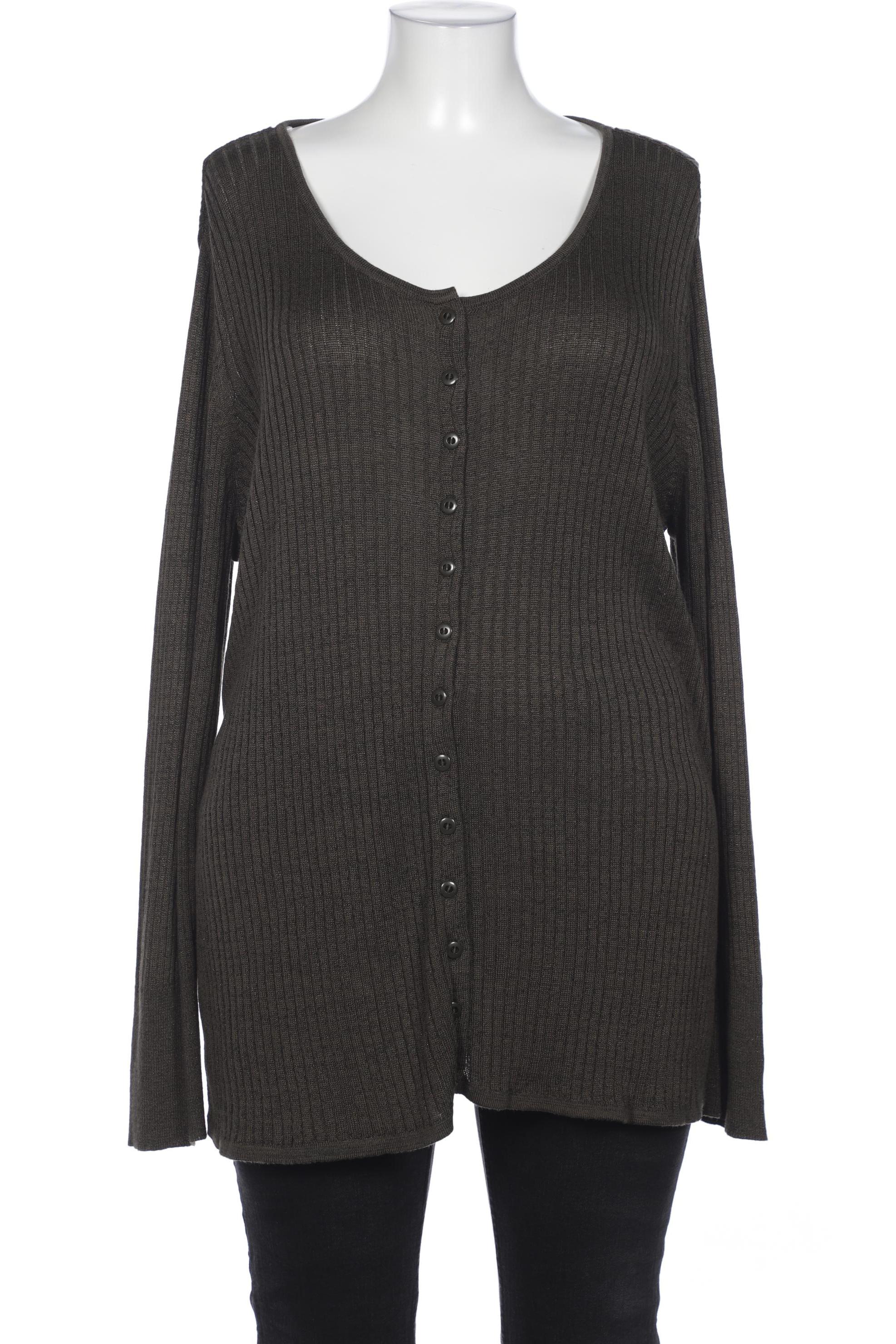 

sheego Damen Strickjacke, grün