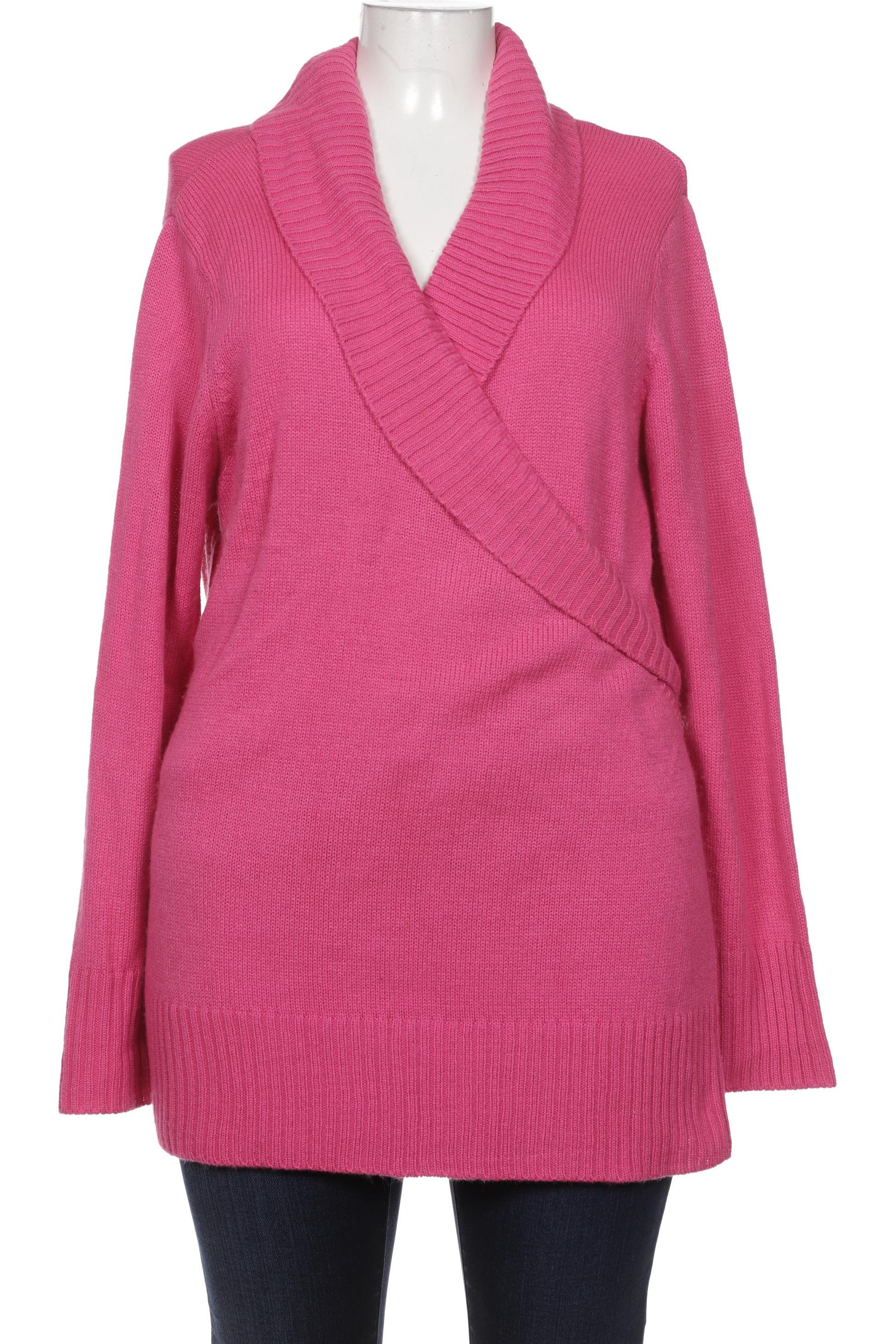 

sheego Damen Strickjacke, pink, Gr. 48