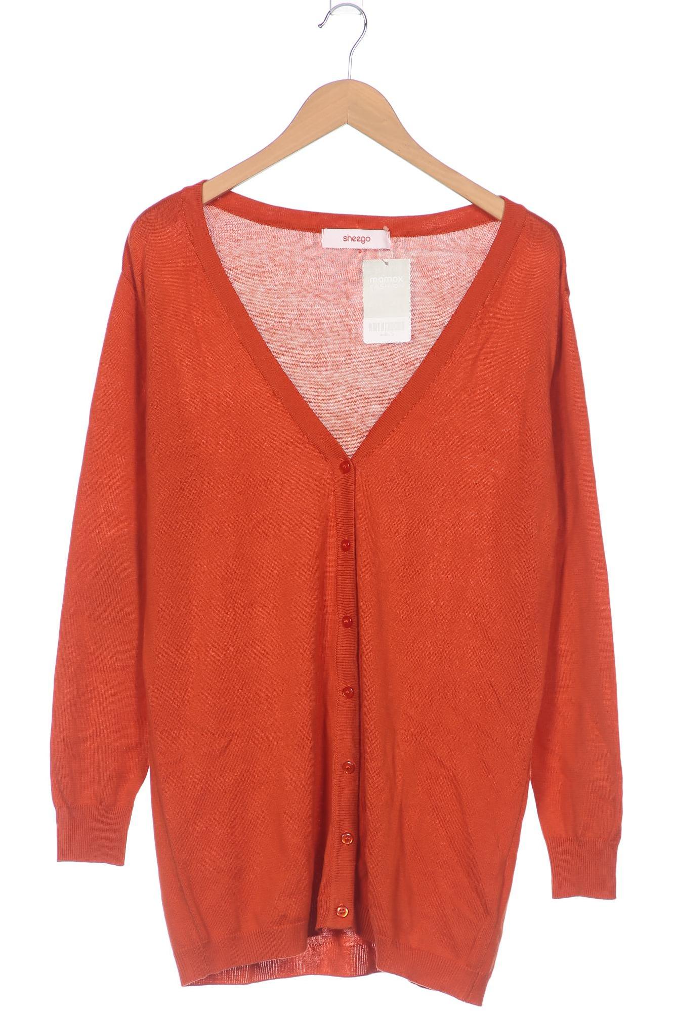 

sheego Damen Strickjacke, rot, Gr. 40