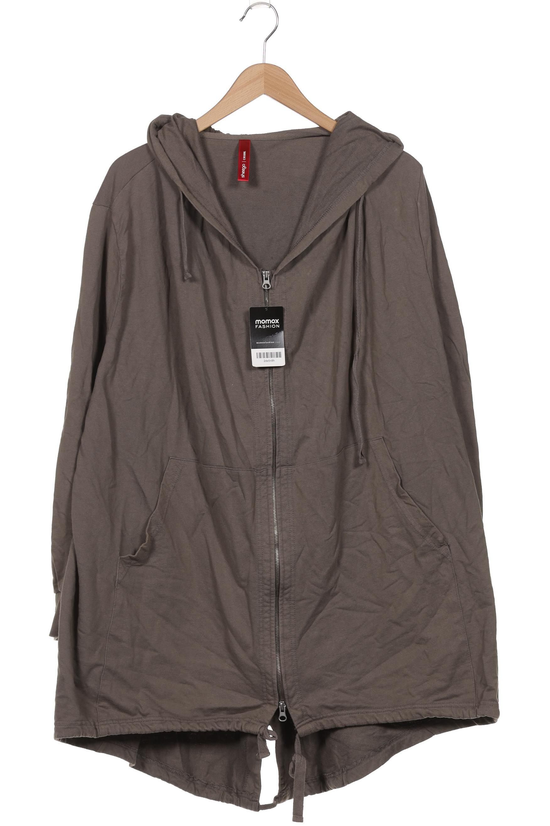 

sheego Damen Strickjacke, grau, Gr. 44