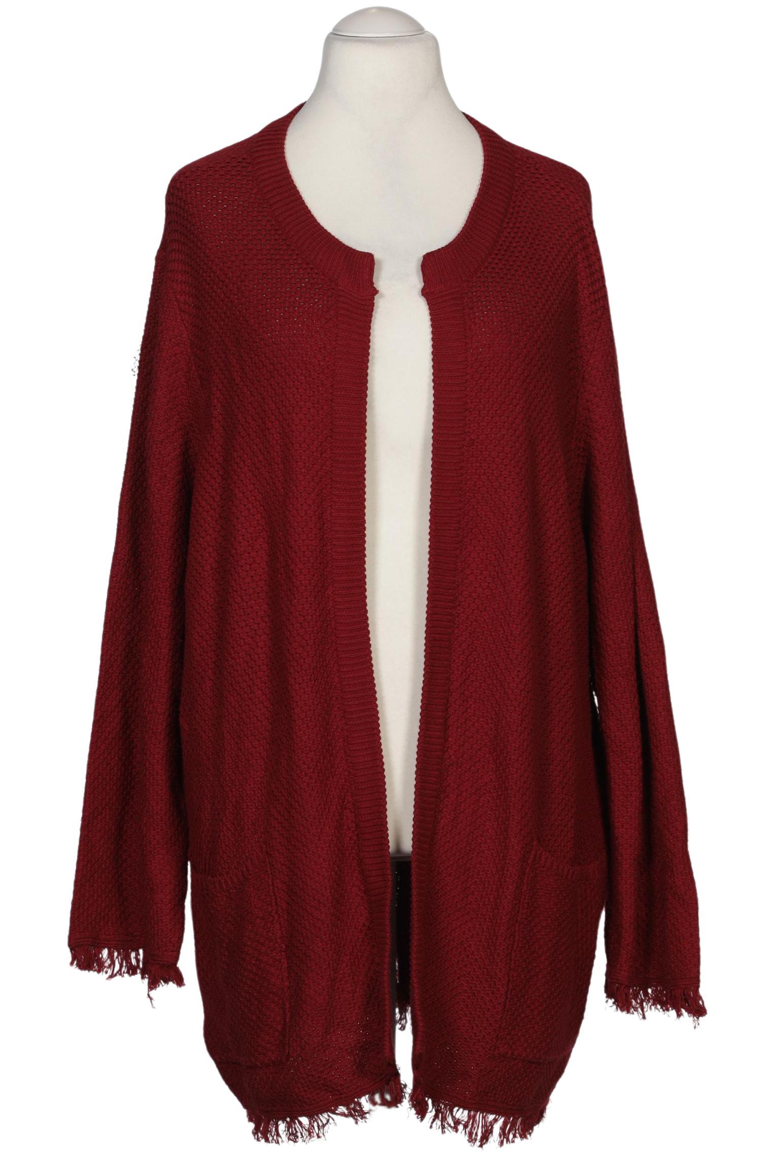 

sheego Damen Strickjacke, rot, Gr. 48