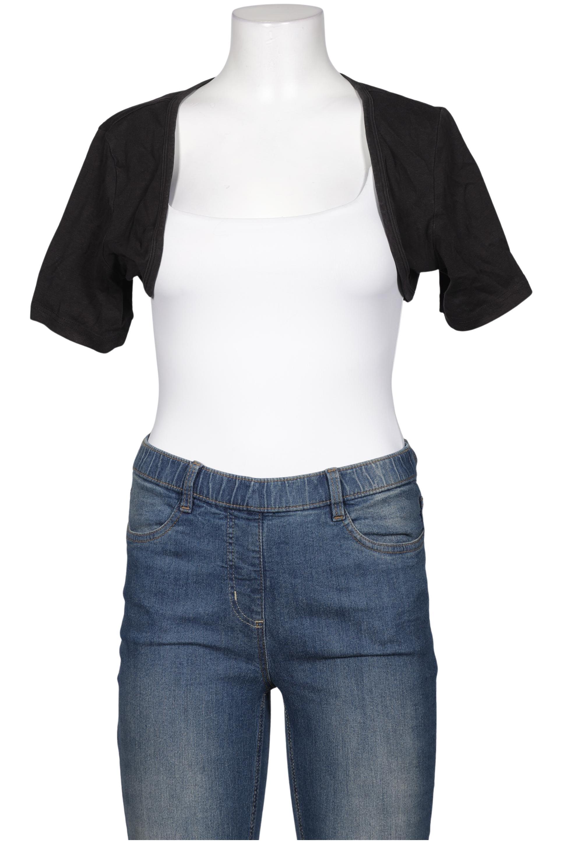 

sheego Damen Strickjacke, schwarz, Gr. 40