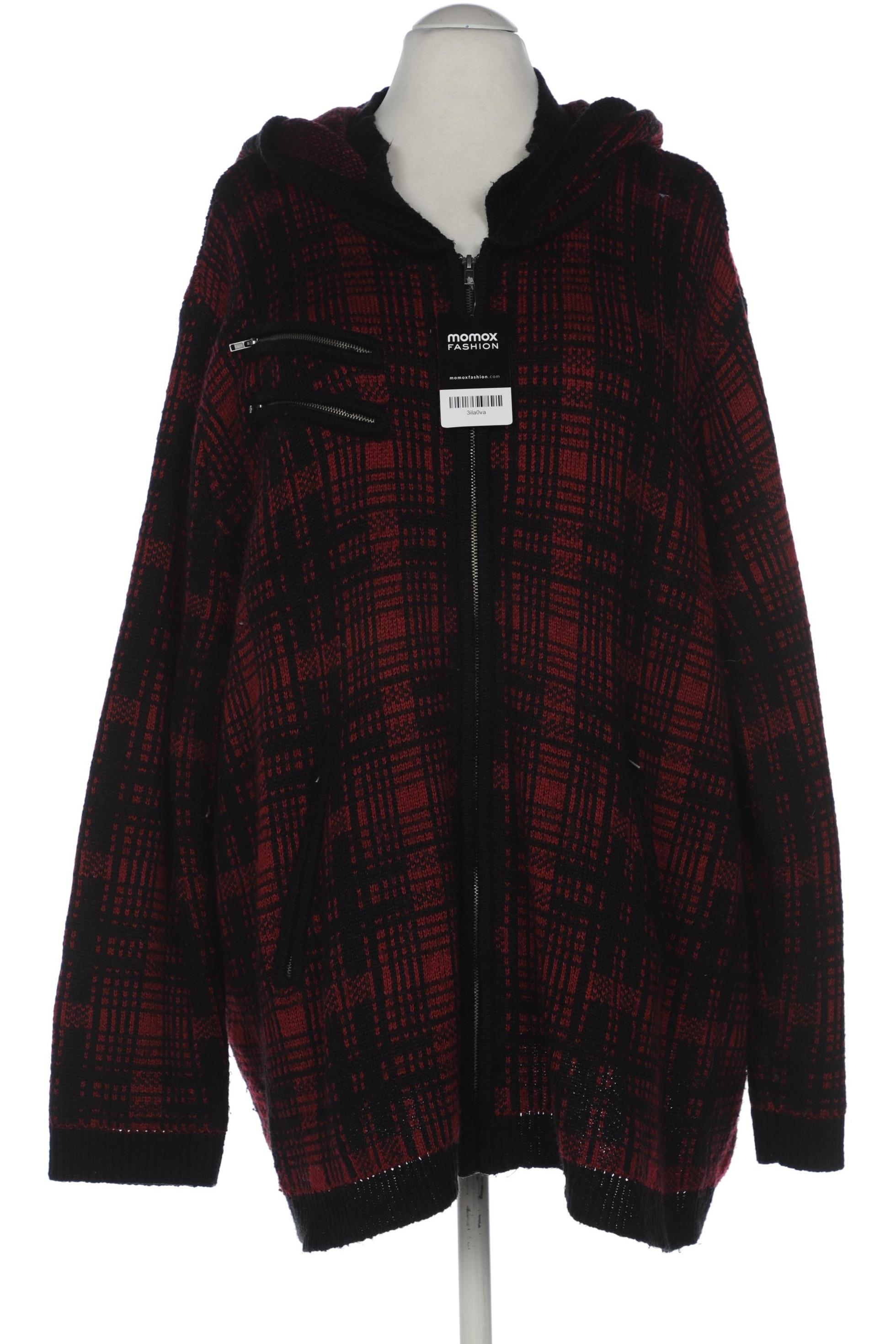 

sheego Damen Strickjacke, bordeaux, Gr. 56