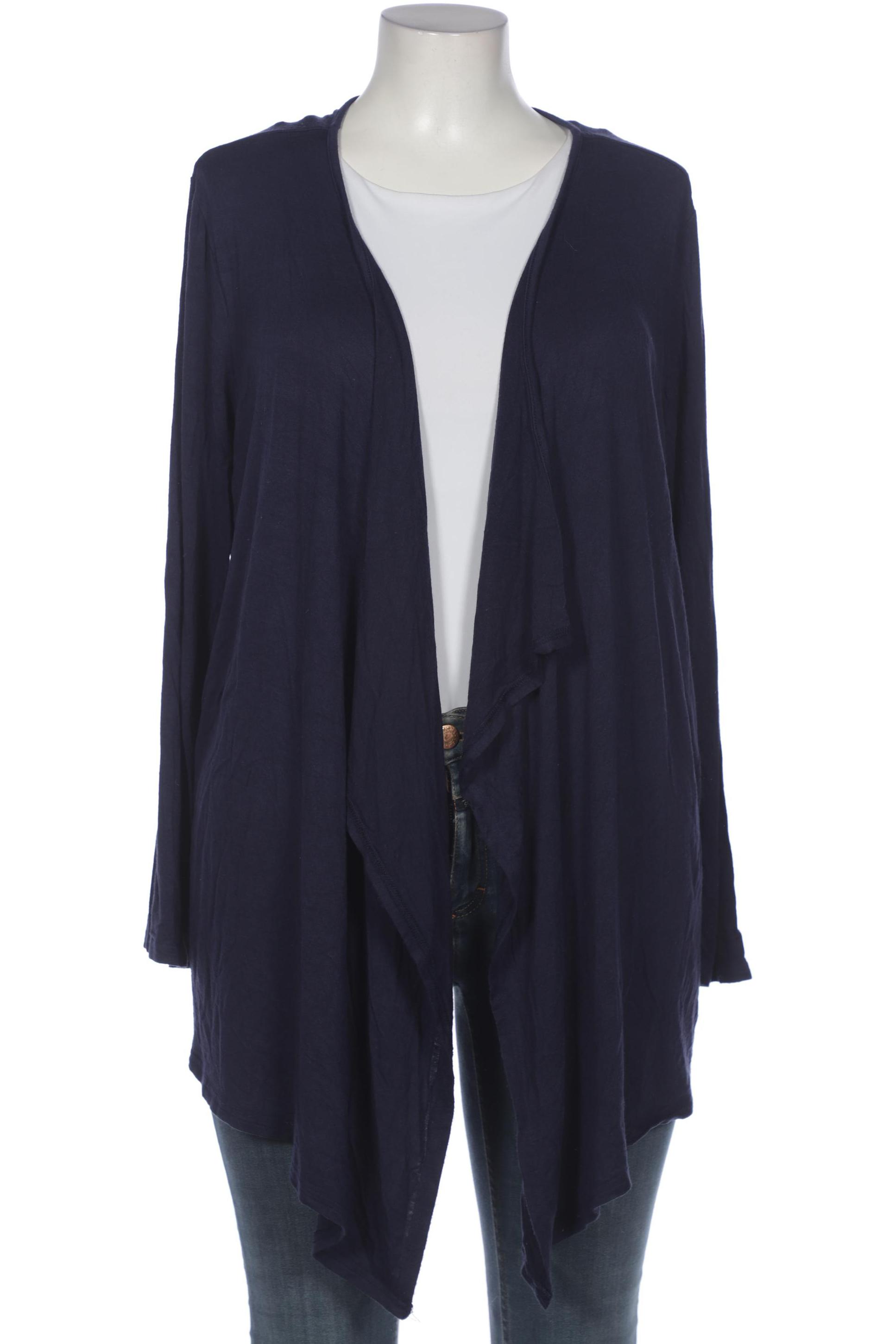 

sheego Damen Strickjacke, marineblau, Gr. 44