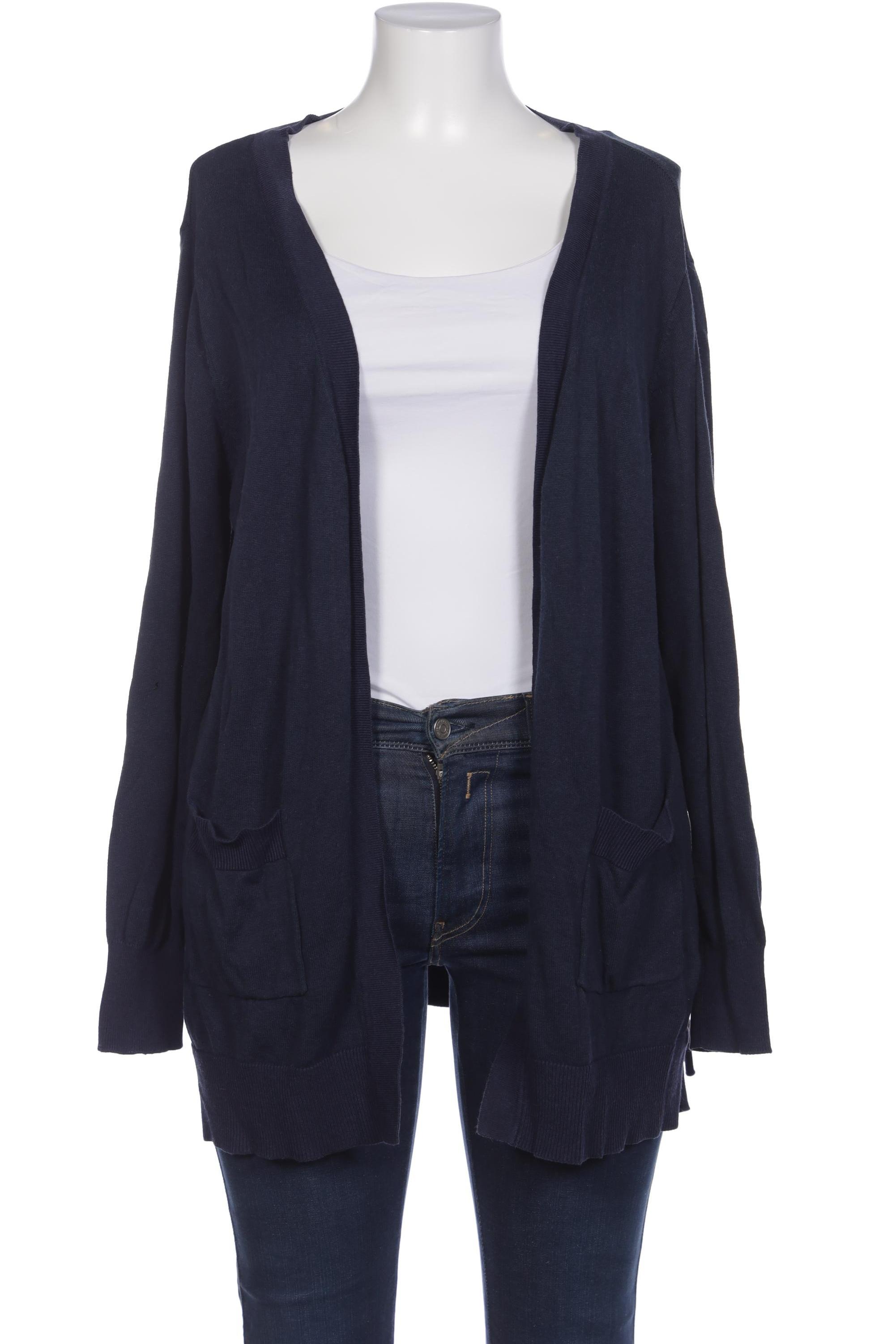 

sheego Damen Strickjacke, marineblau, Gr. 44