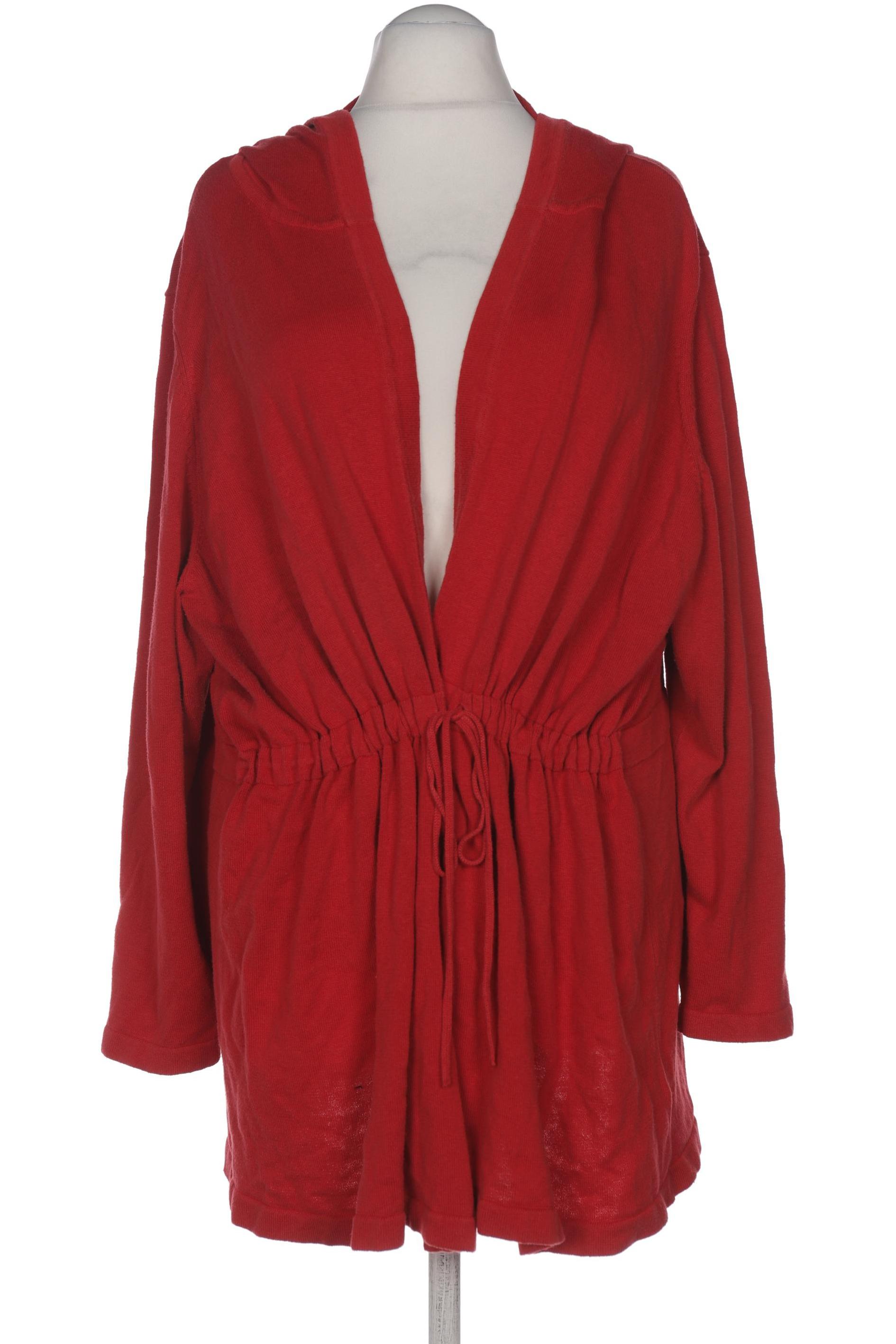 

sheego Damen Strickjacke, rot, Gr. 56