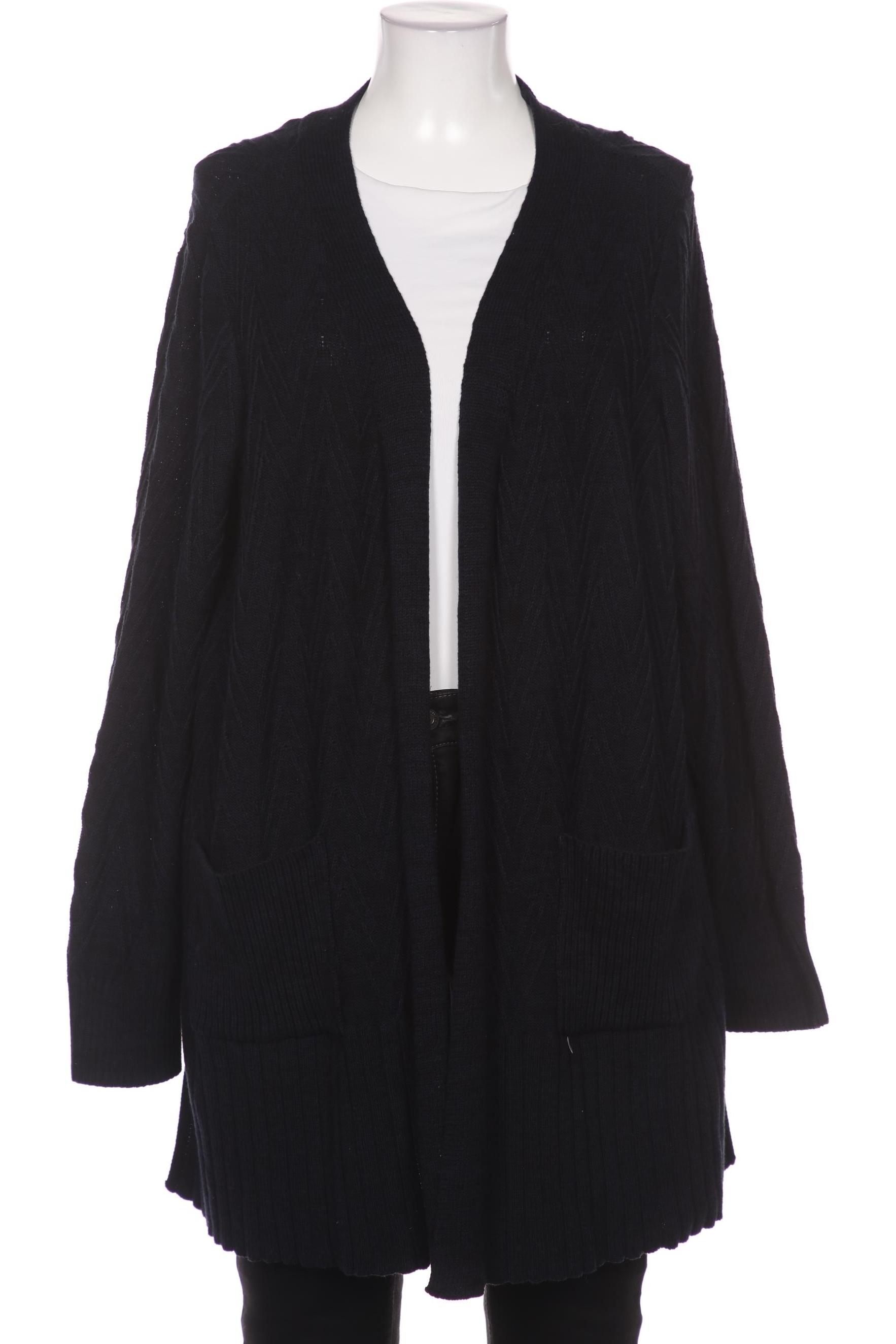 

sheego Damen Strickjacke, marineblau, Gr. 52