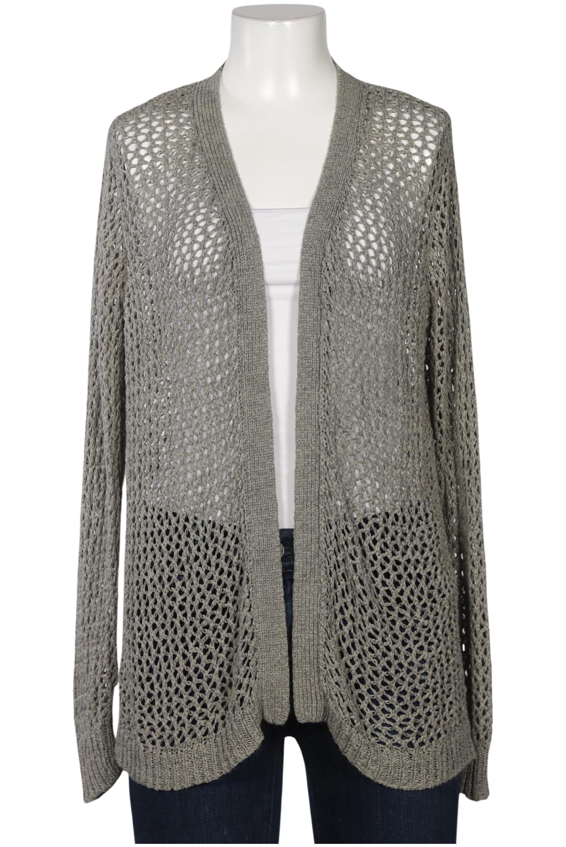 

sheego Damen Strickjacke, grau, Gr. 38