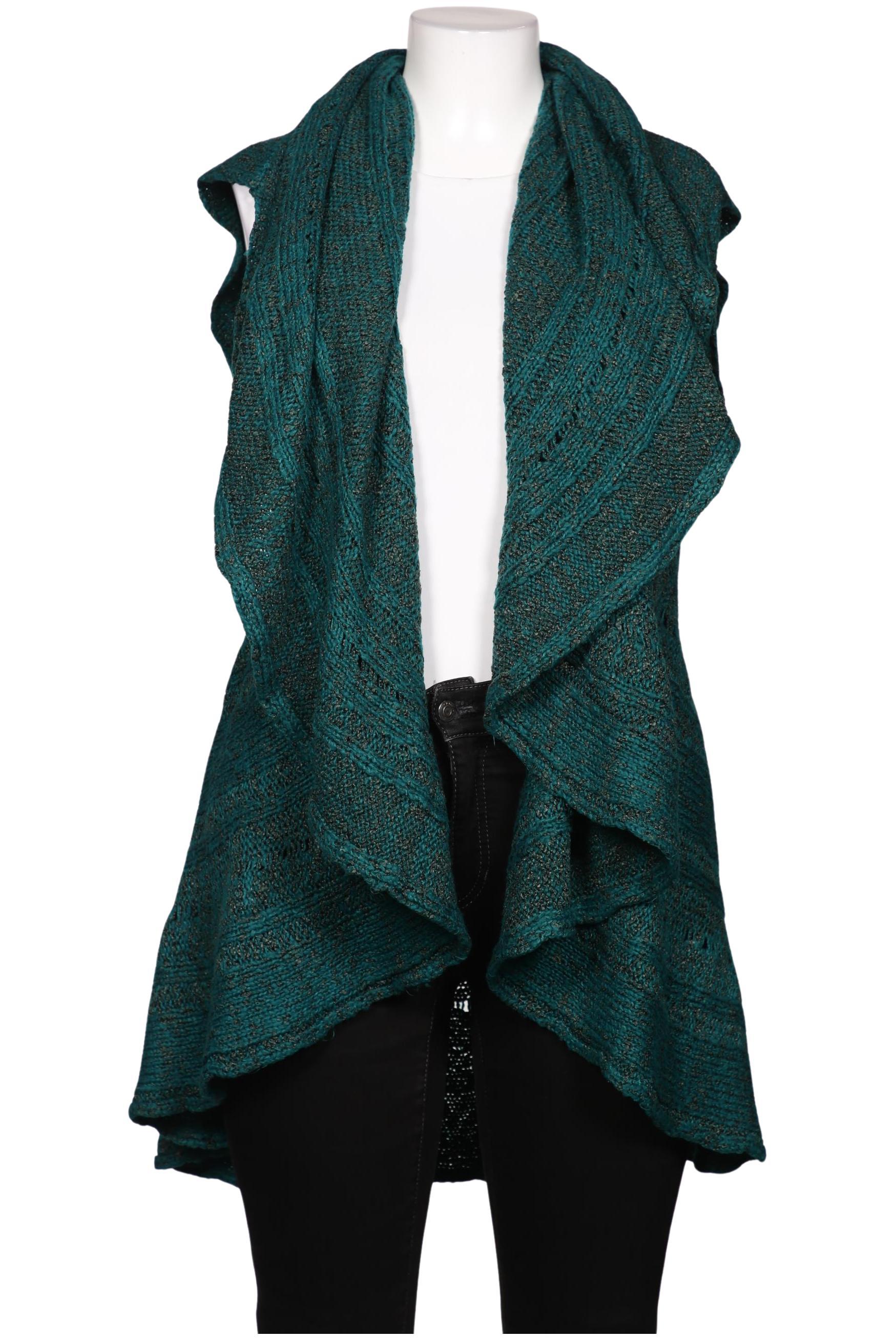 

sheego Damen Strickjacke, grün, Gr. 52