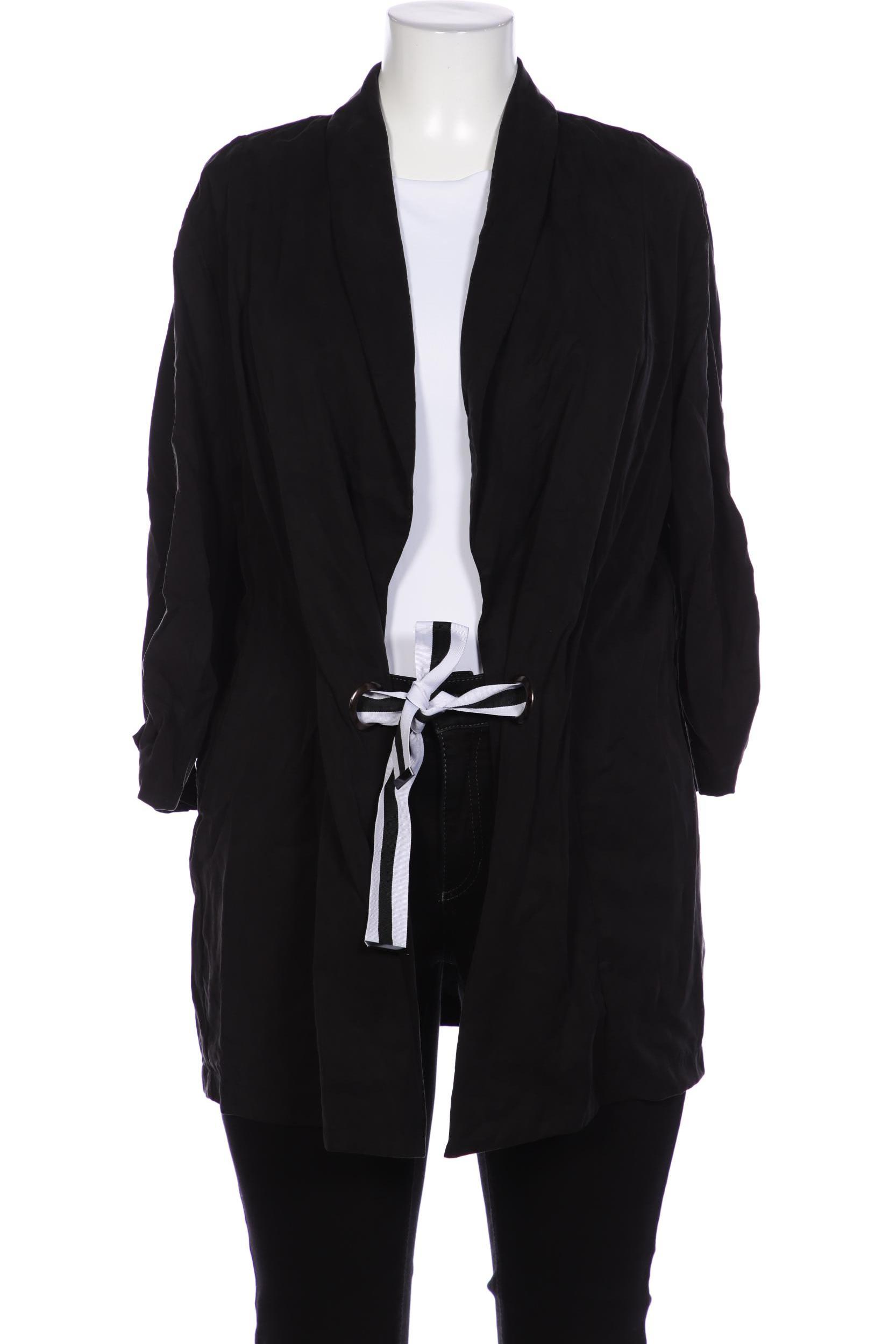 

sheego Damen Strickjacke, schwarz, Gr. 48