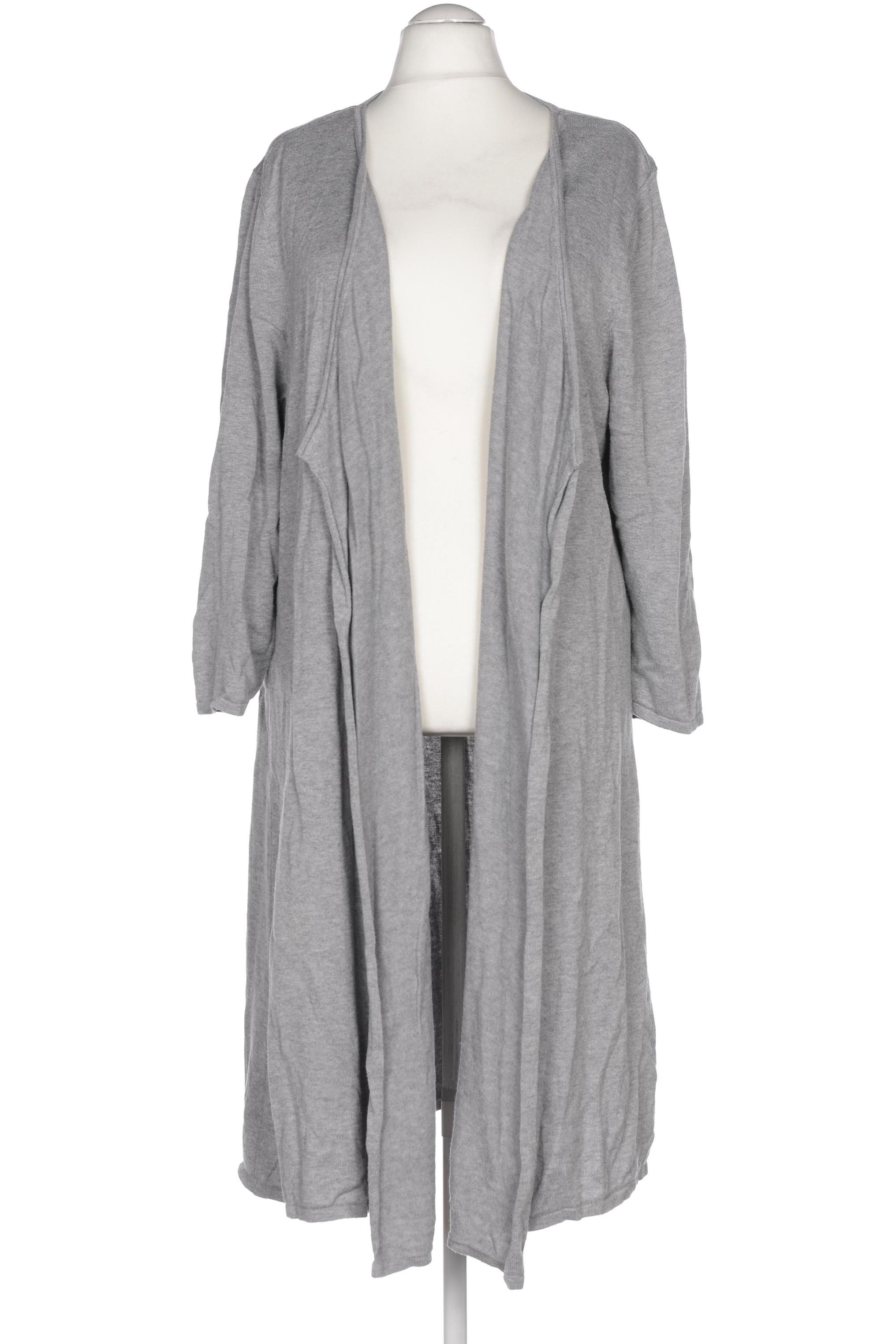 

sheego Damen Strickjacke, grau, Gr. 48
