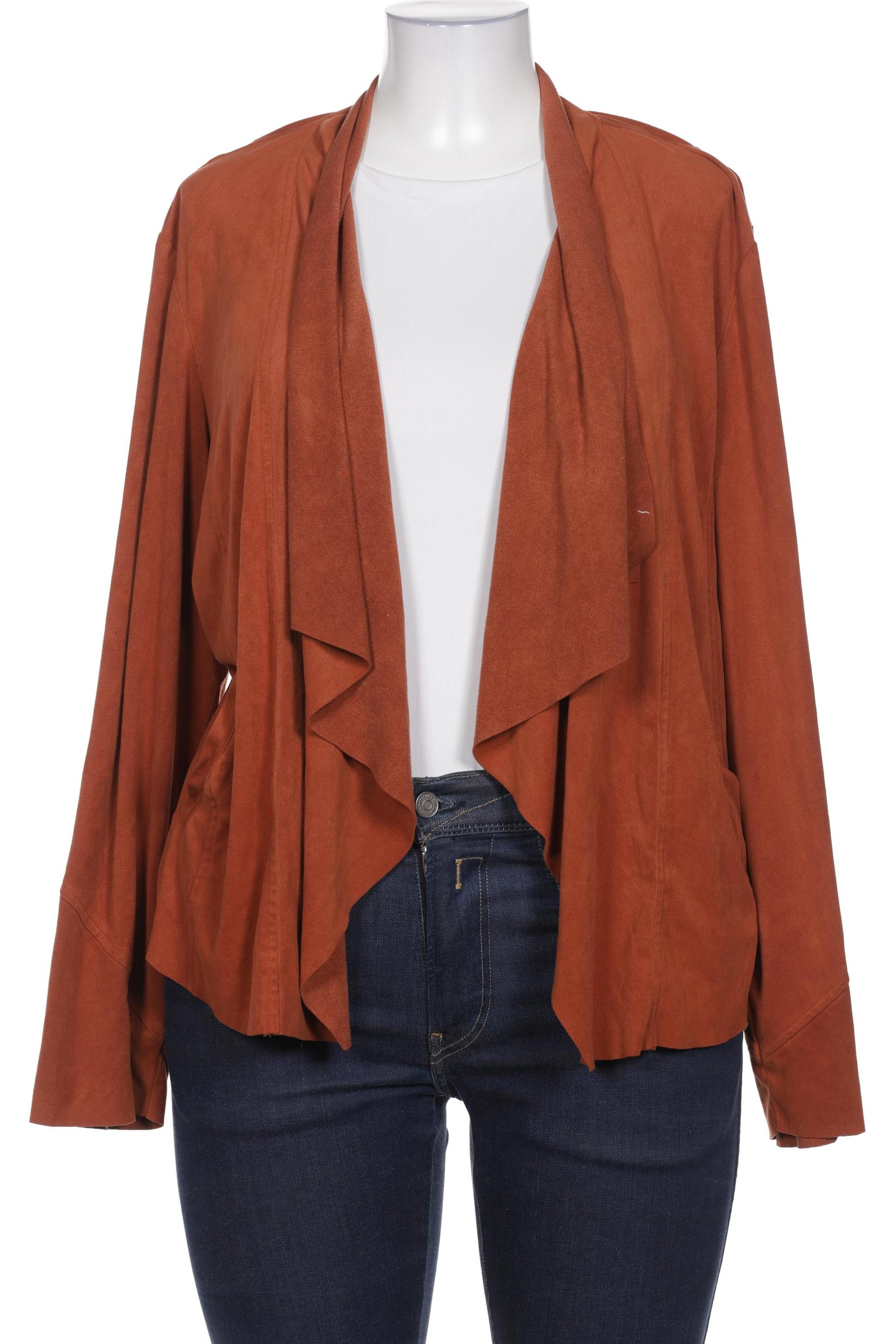 

sheego Damen Strickjacke, orange