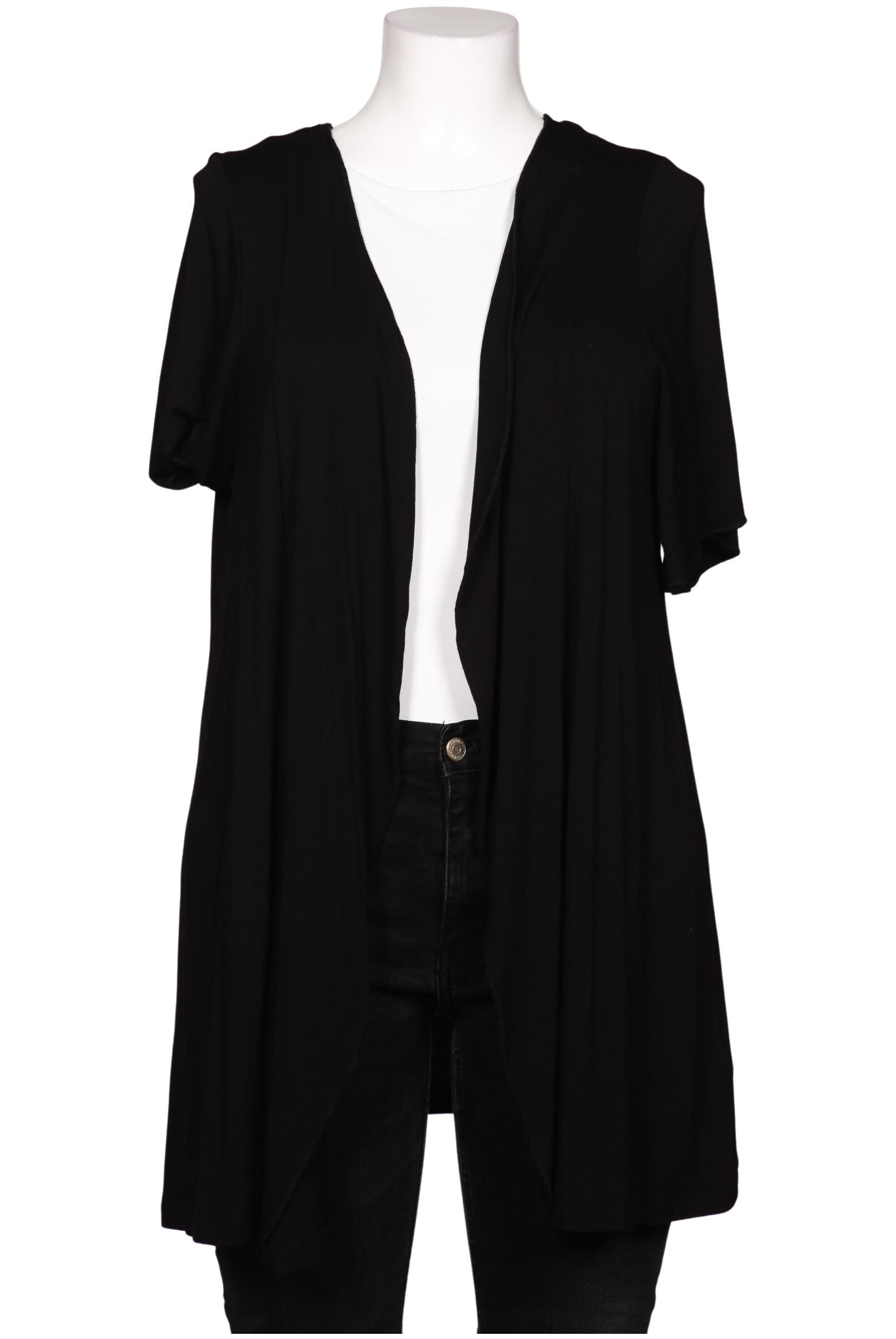 

sheego Damen Strickjacke, schwarz, Gr. 44