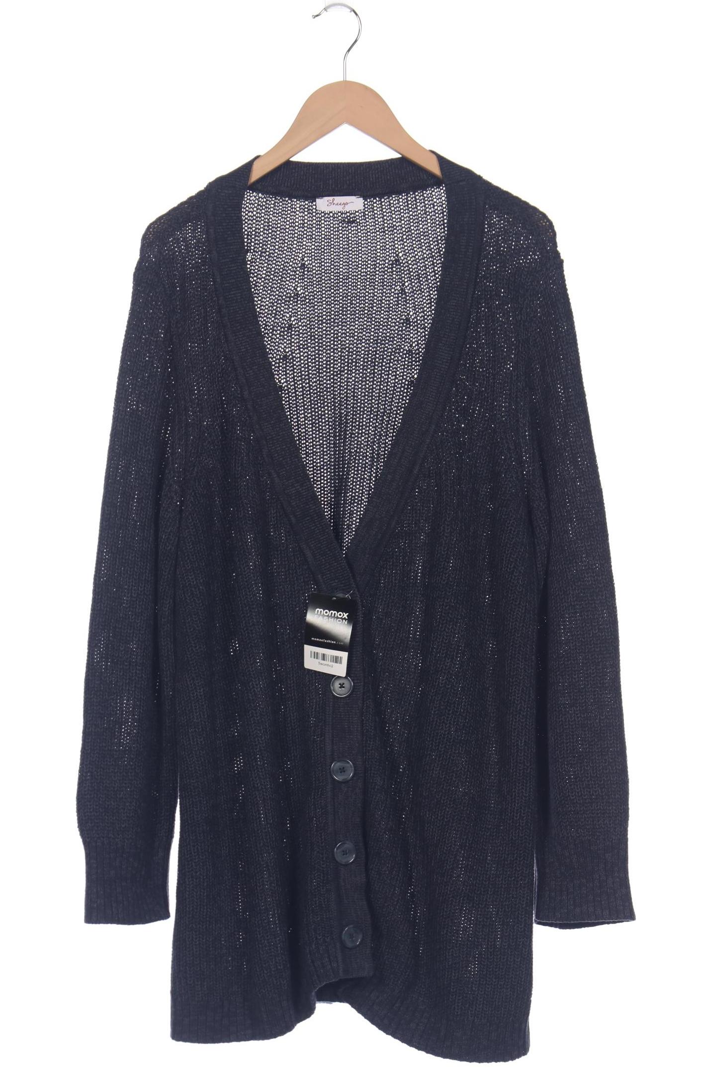 

sheego Damen Strickjacke, marineblau, Gr. 52