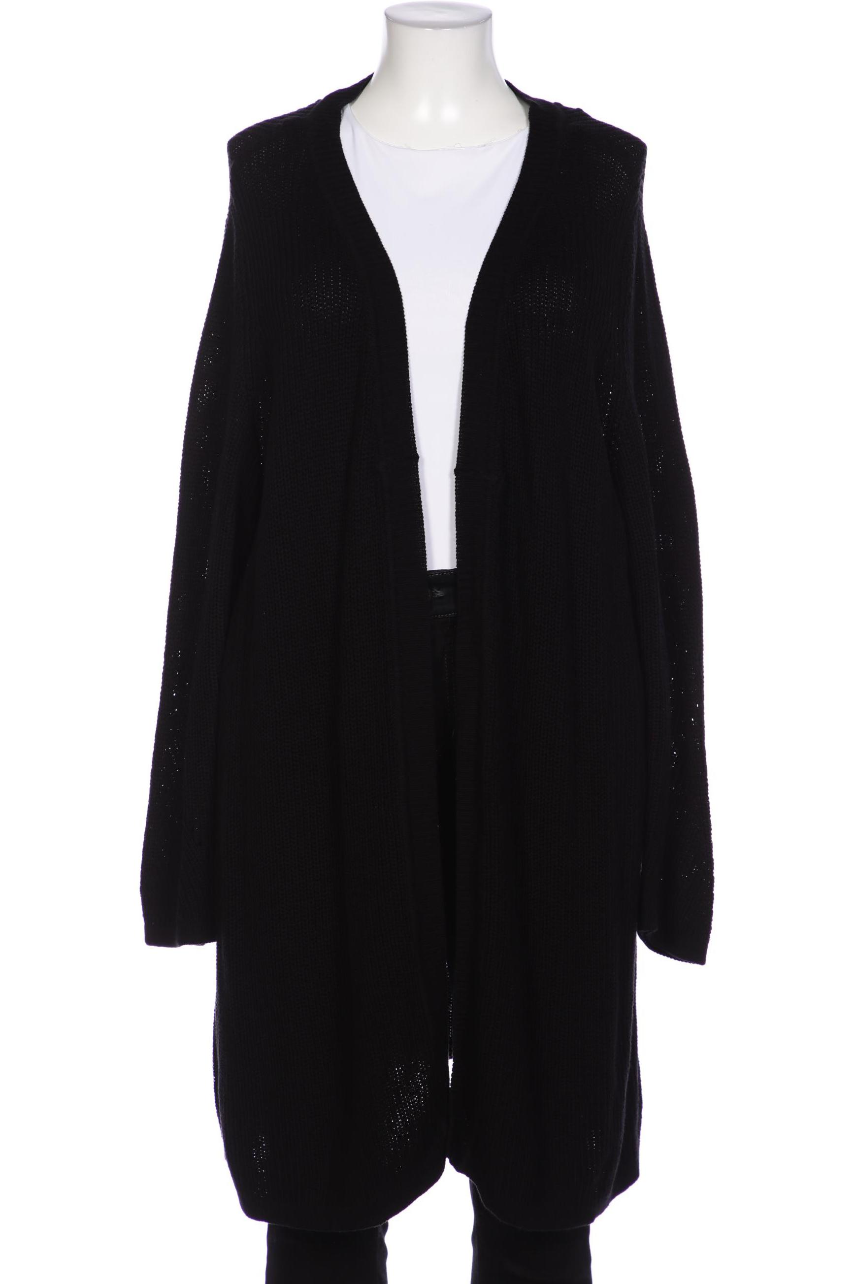 

sheego Damen Strickjacke, schwarz, Gr. 52