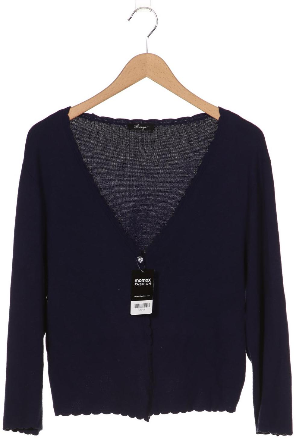 

sheego Damen Strickjacke, marineblau