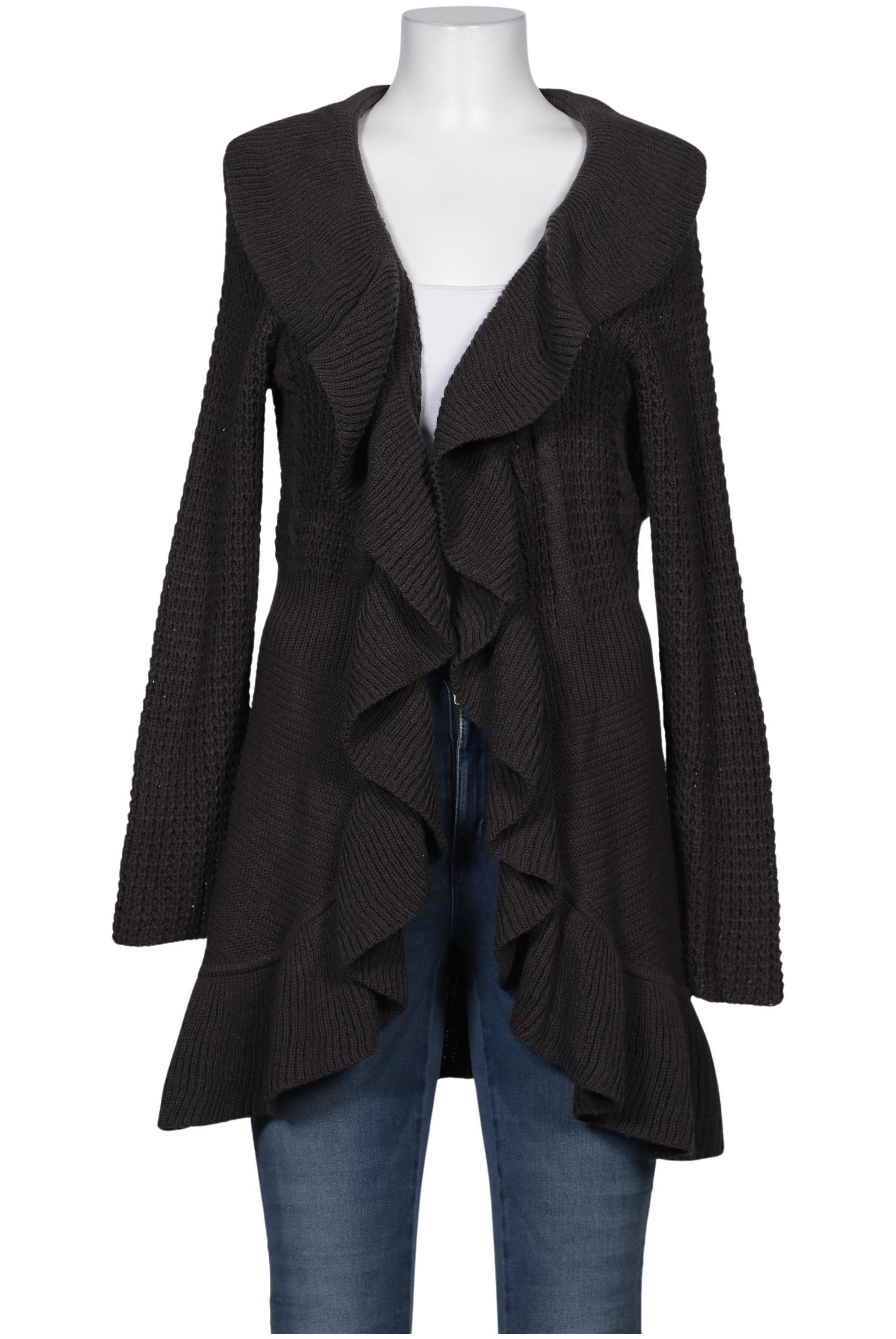 

sheego Damen Strickjacke, grau, Gr. 40